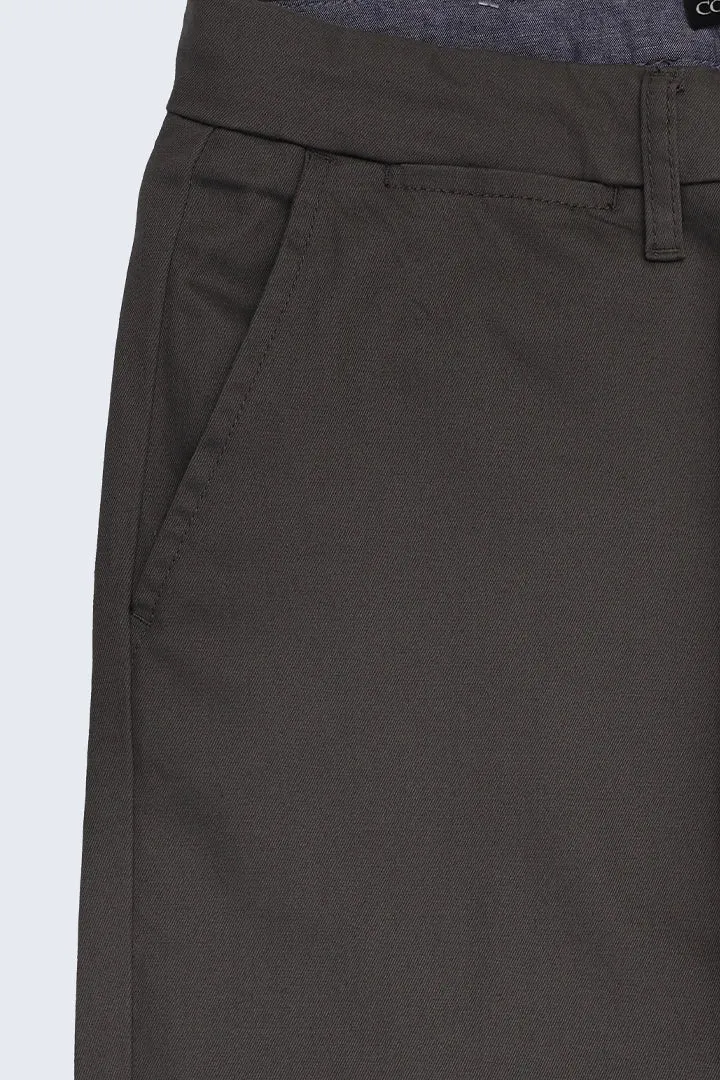 Brown Slim Fit Chino Pants
