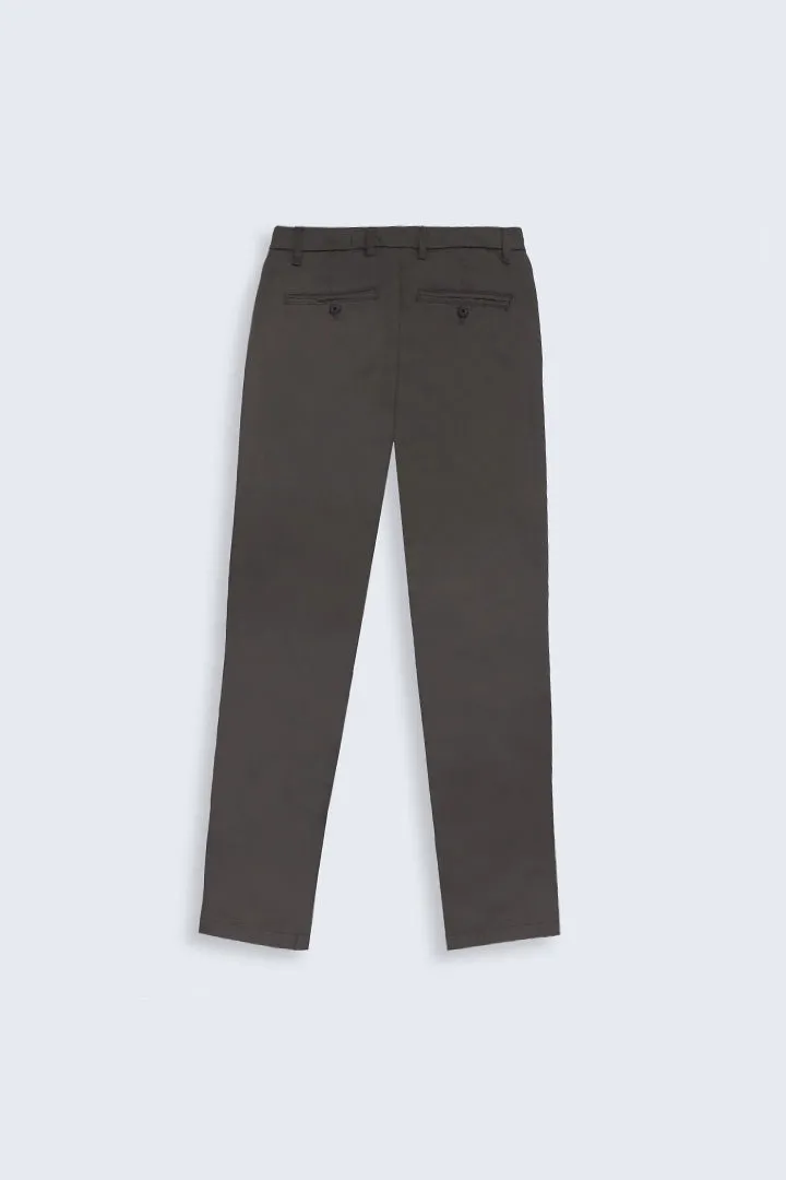 Brown Slim Fit Chino Pants