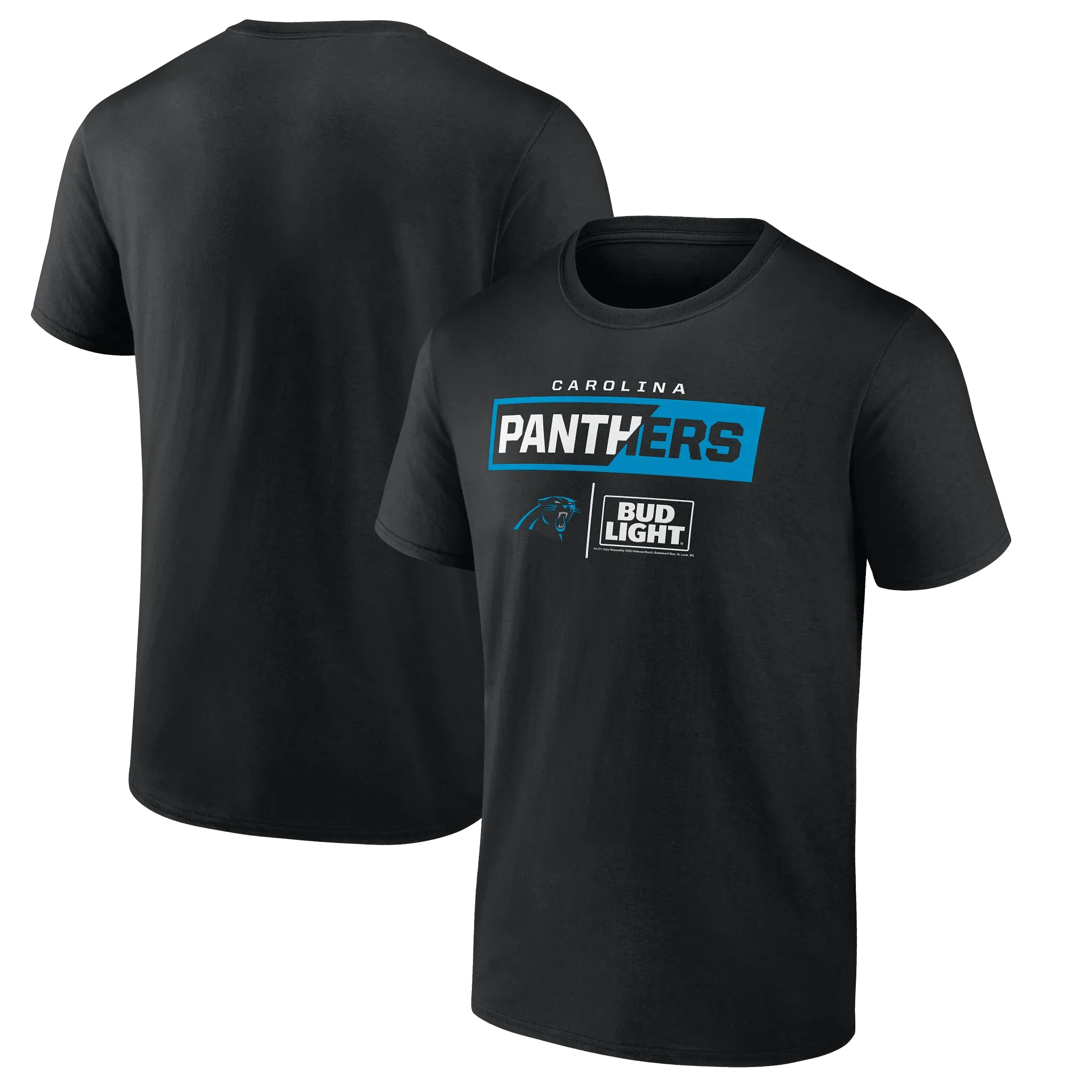 Bud Light Carolina Panthers Team T-Shirt