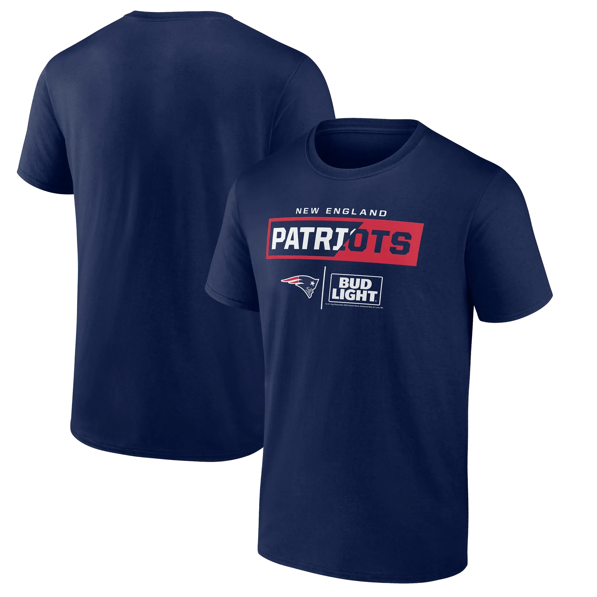 Bud Light New England Patriots Team T-Shirt