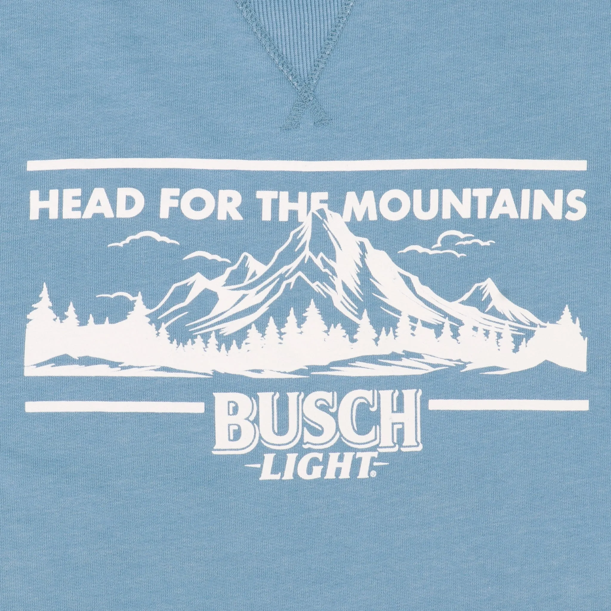 Busch Light Head for the Mountains Vintage Crewneck