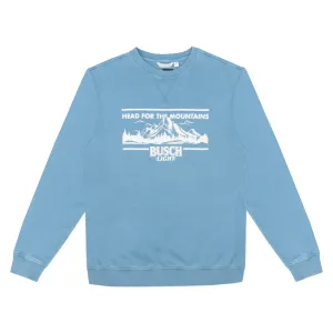 Busch Light Head for the Mountains Vintage Crewneck