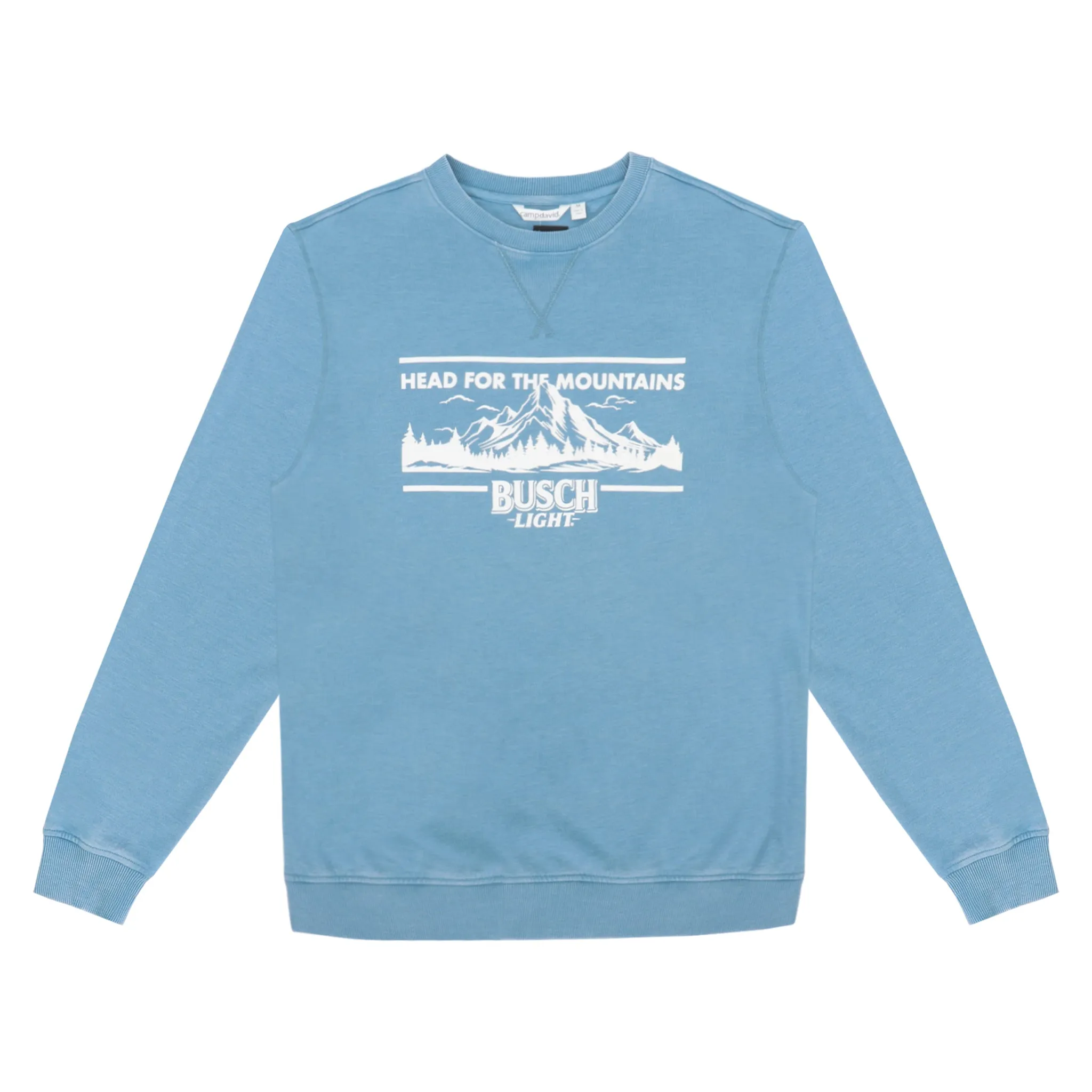 Busch Light Head for the Mountains Vintage Crewneck