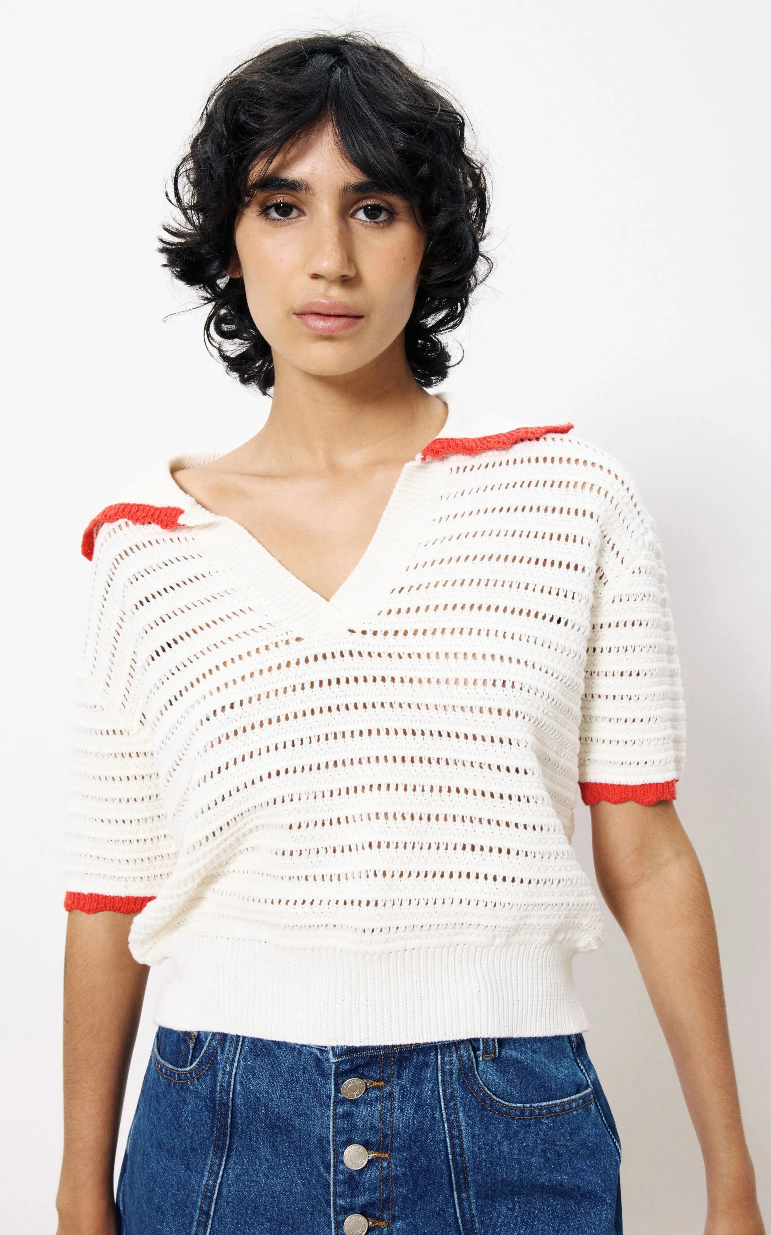 Caina Cream Sweater