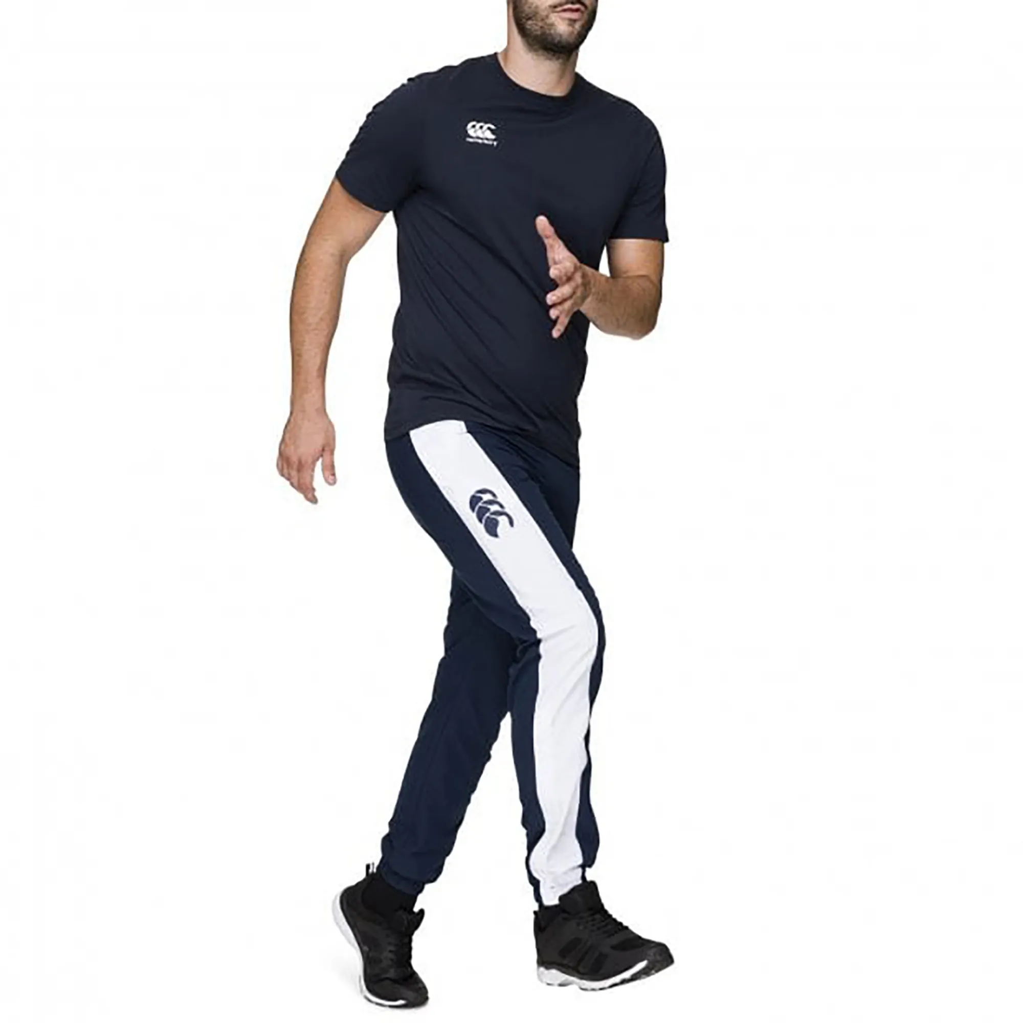 Canterbury Taper Leg Striped Cuffed Trackpant