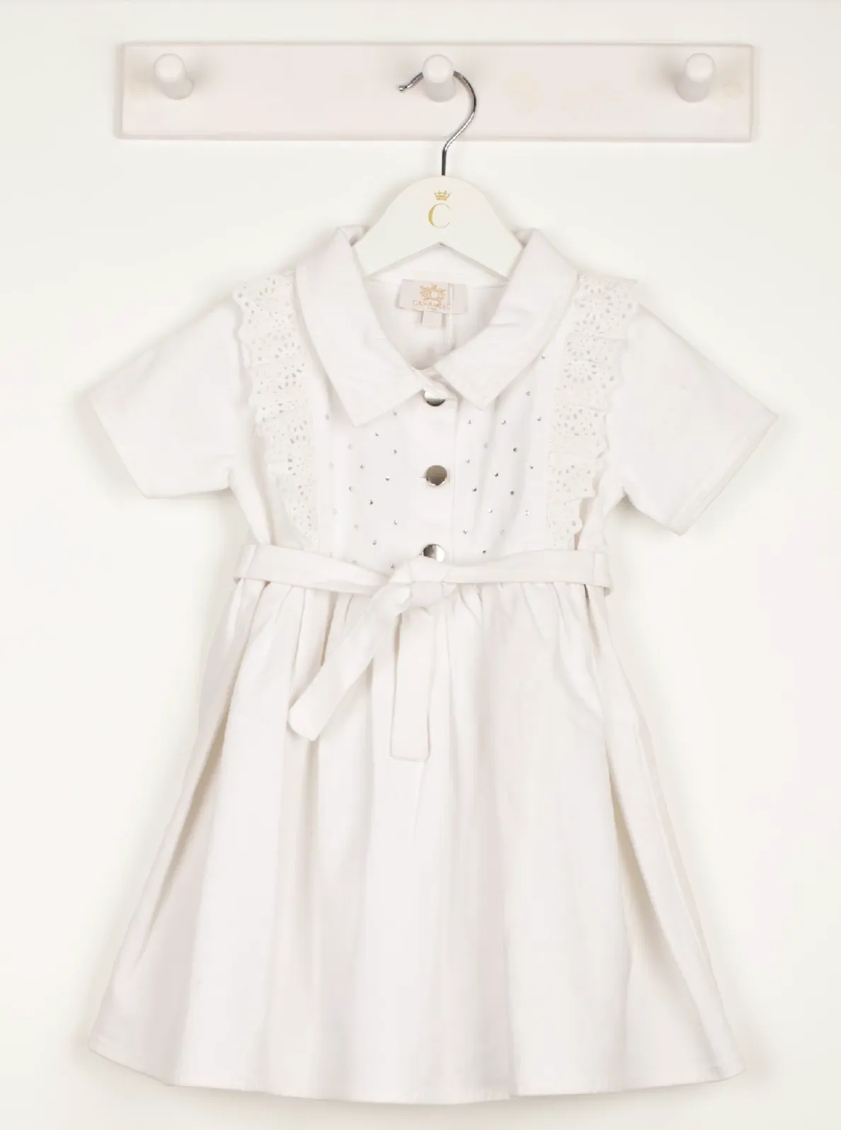 Caramelo kids Denim dress.        0222815