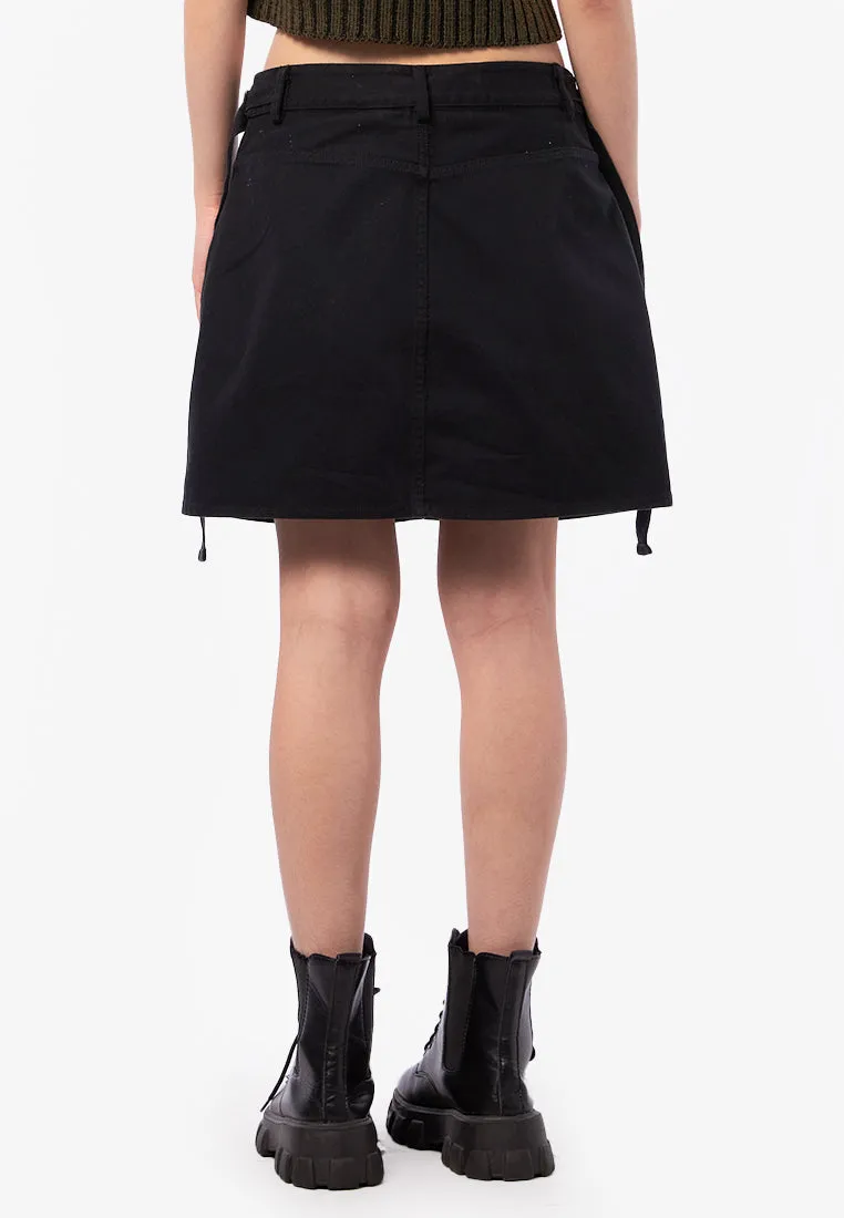 Cargo Mini Skirt Black