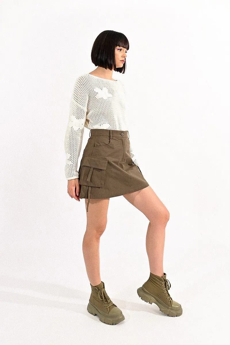 CARGO POCKET MINI SKIRT