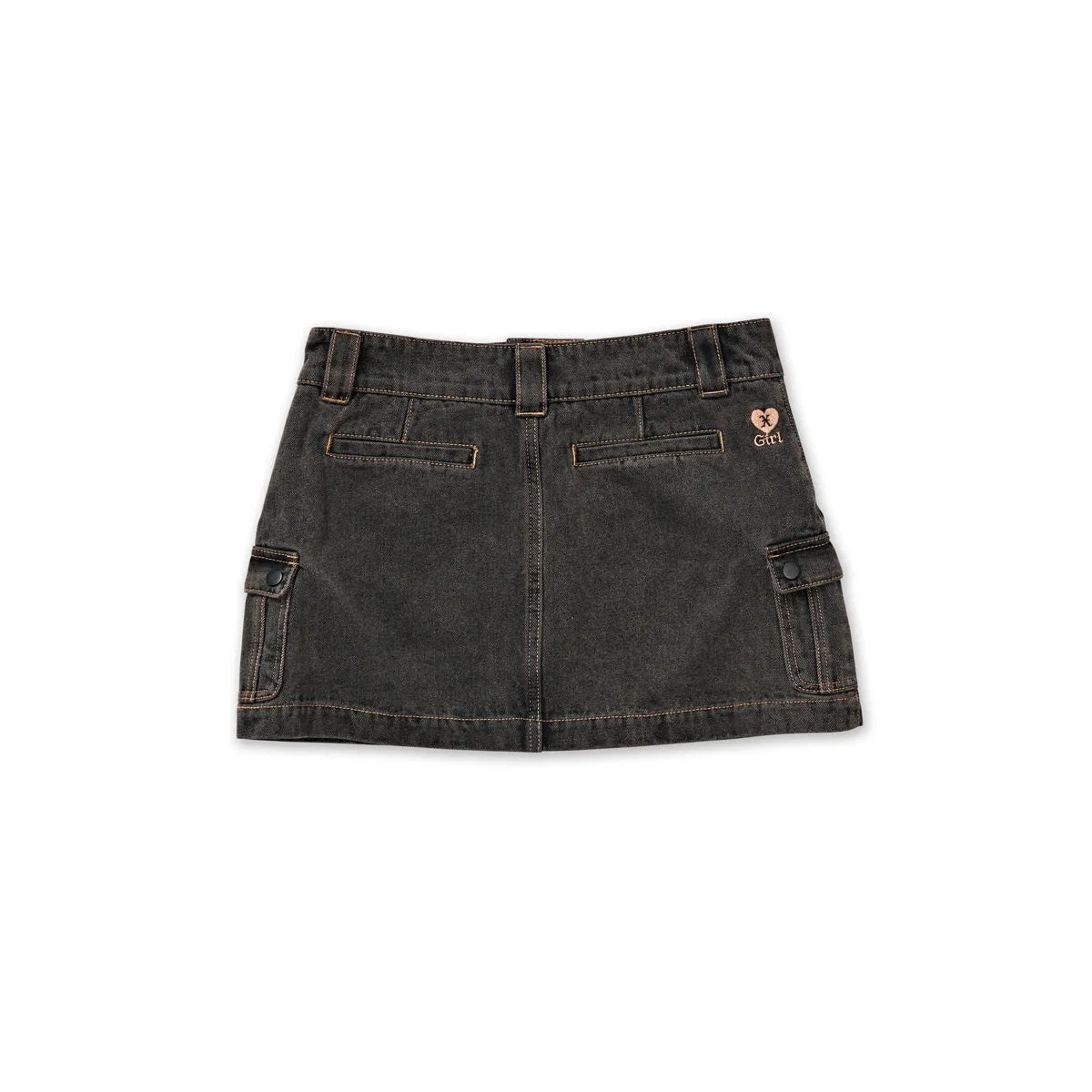 Cargo Work Skirt - Black