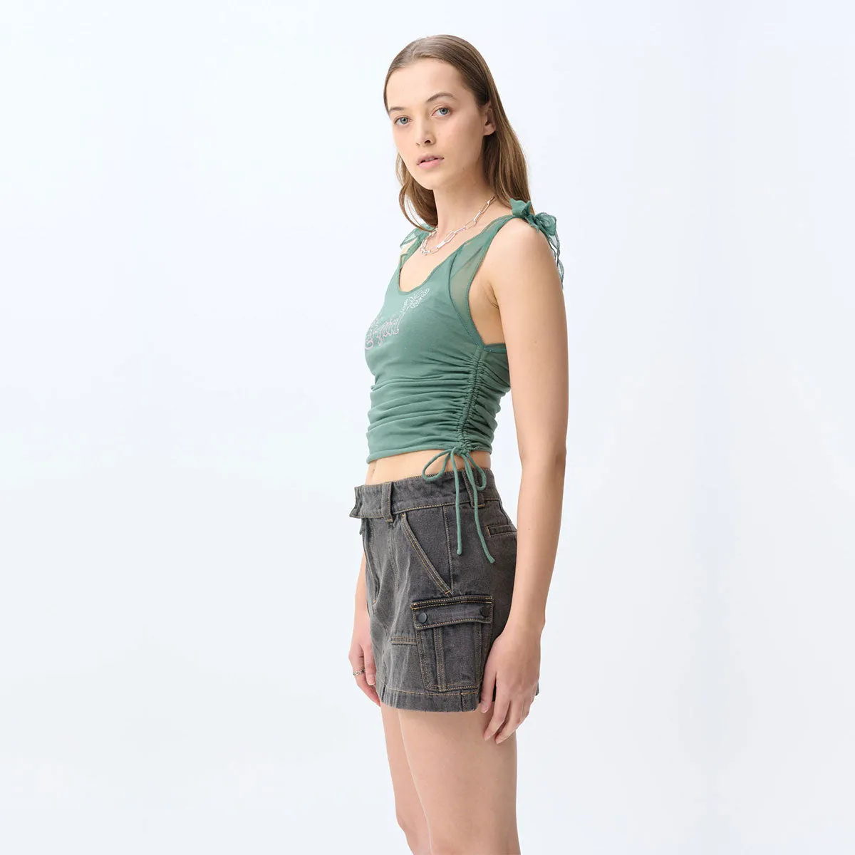 Cargo Work Skirt - Black