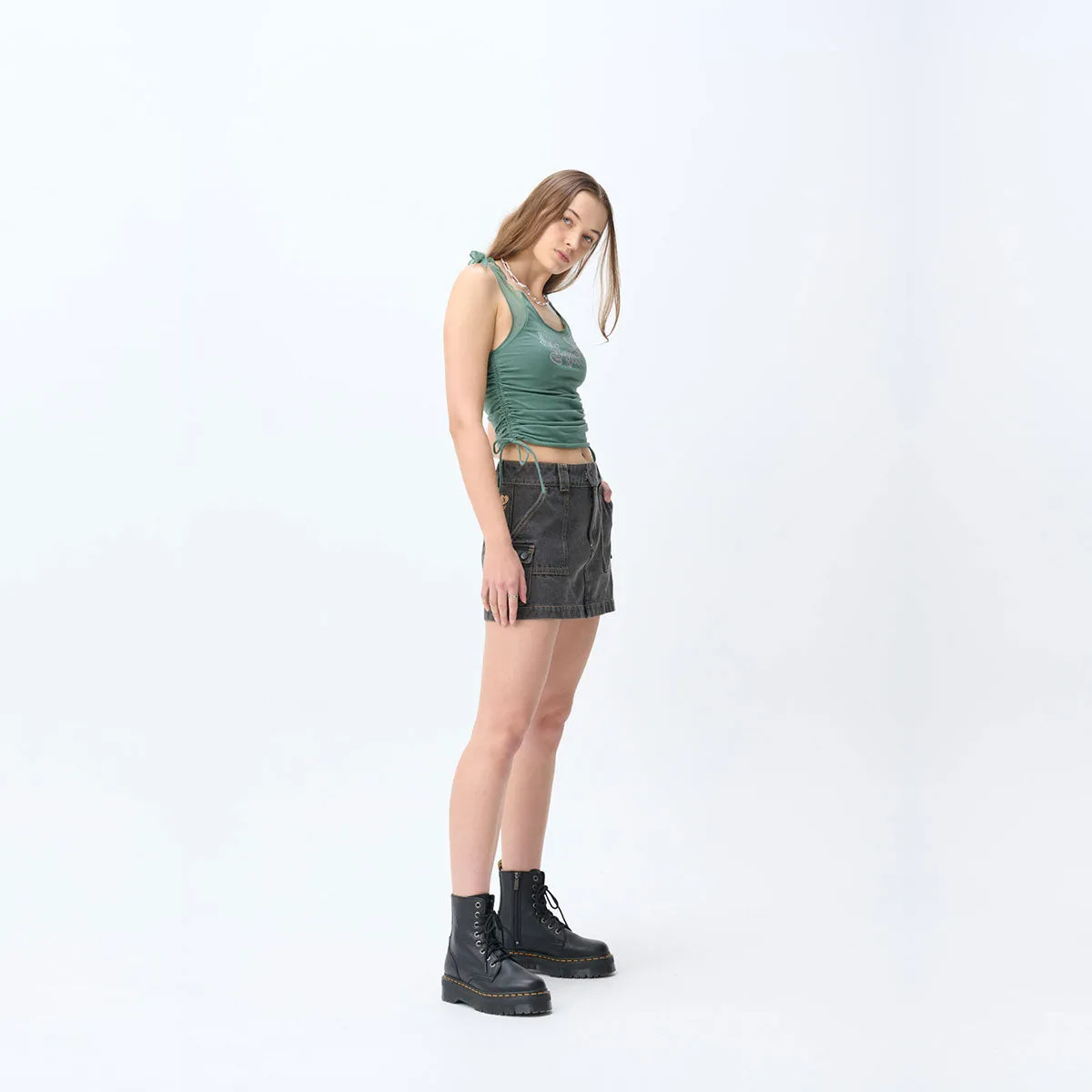 Cargo Work Skirt - Black
