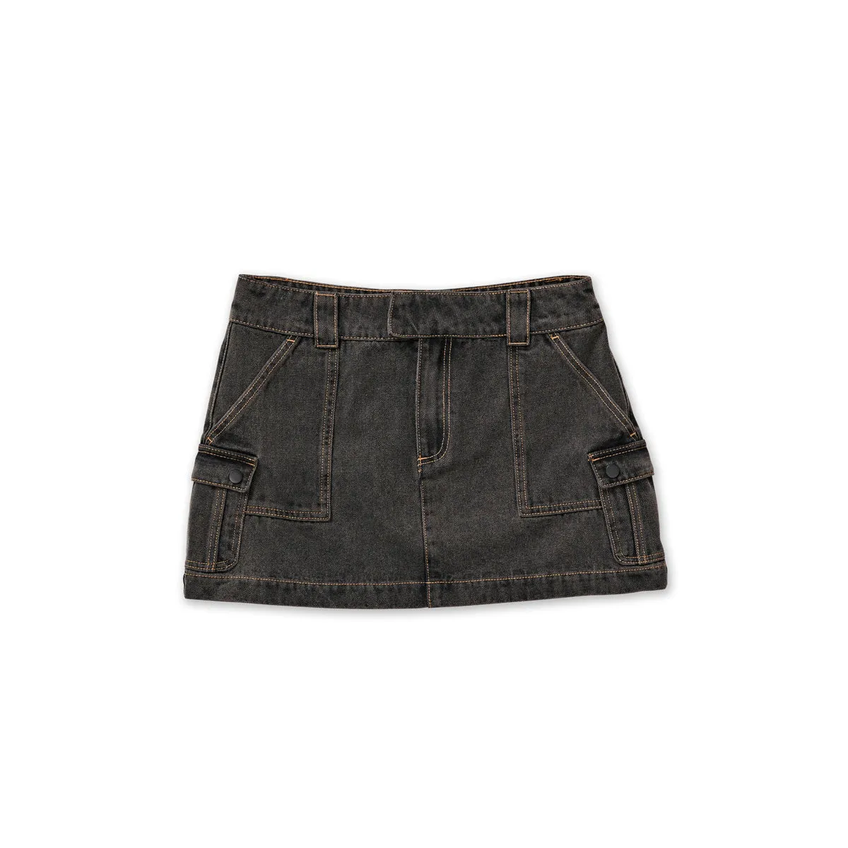 Cargo Work Skirt - Black