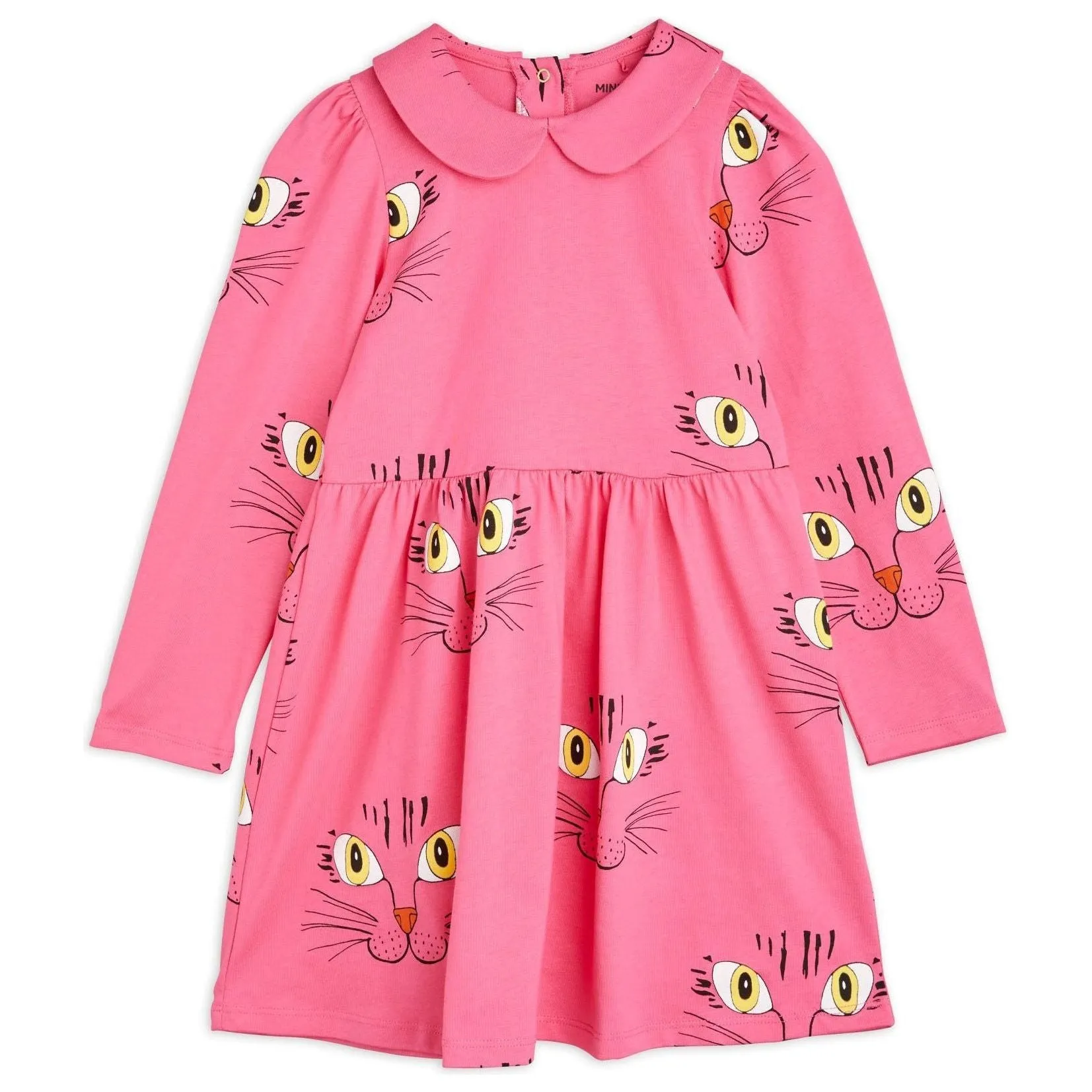 Cat Face Aop Ls Dress