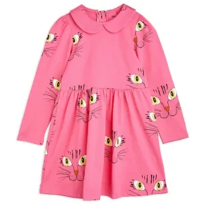 Cat Face Aop Ls Dress