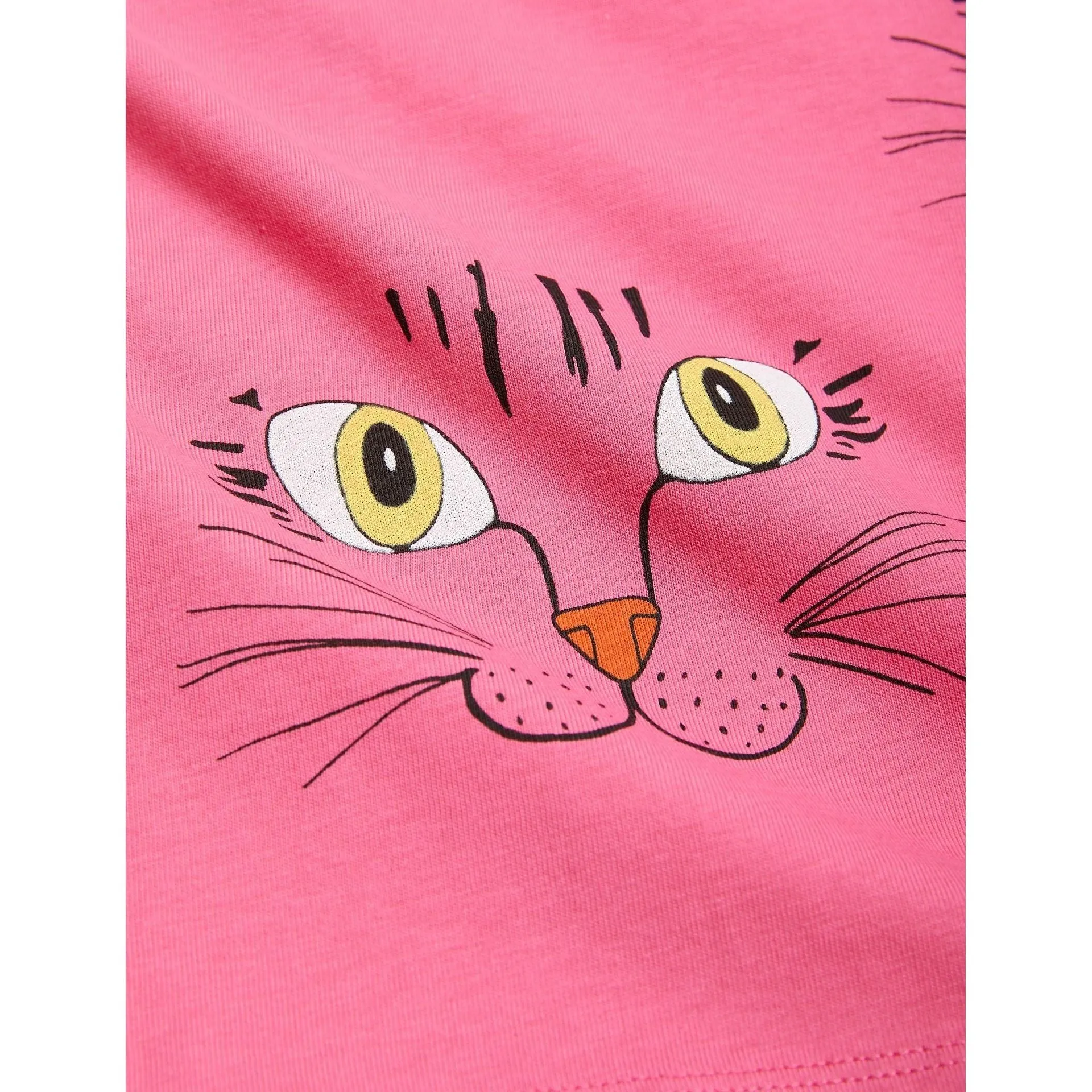 Cat Face Aop Ls Dress