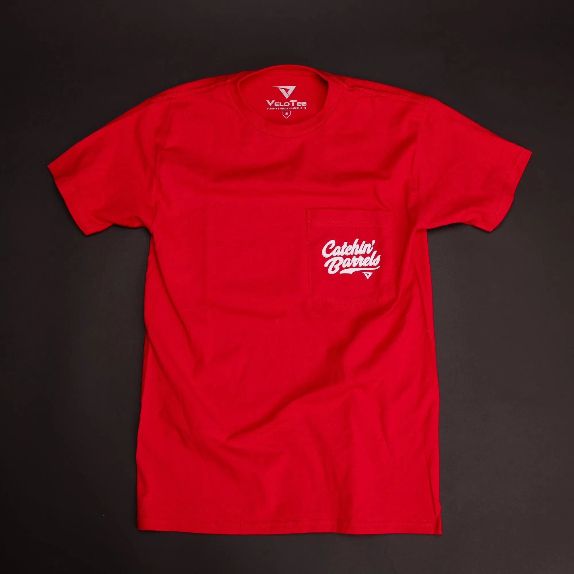 Catchin' Barrels - Hitters T-Shirt | VeloTee