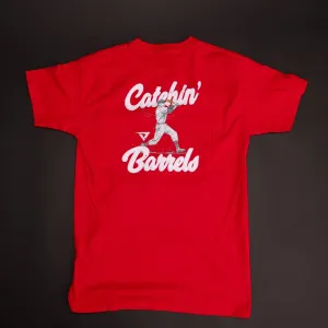 Catchin' Barrels - Hitters T-Shirt | VeloTee
