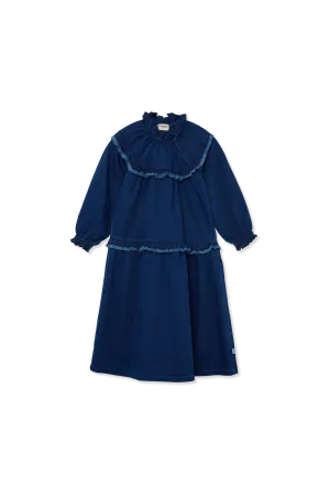 Catherine denim dress by My Little Cozmo