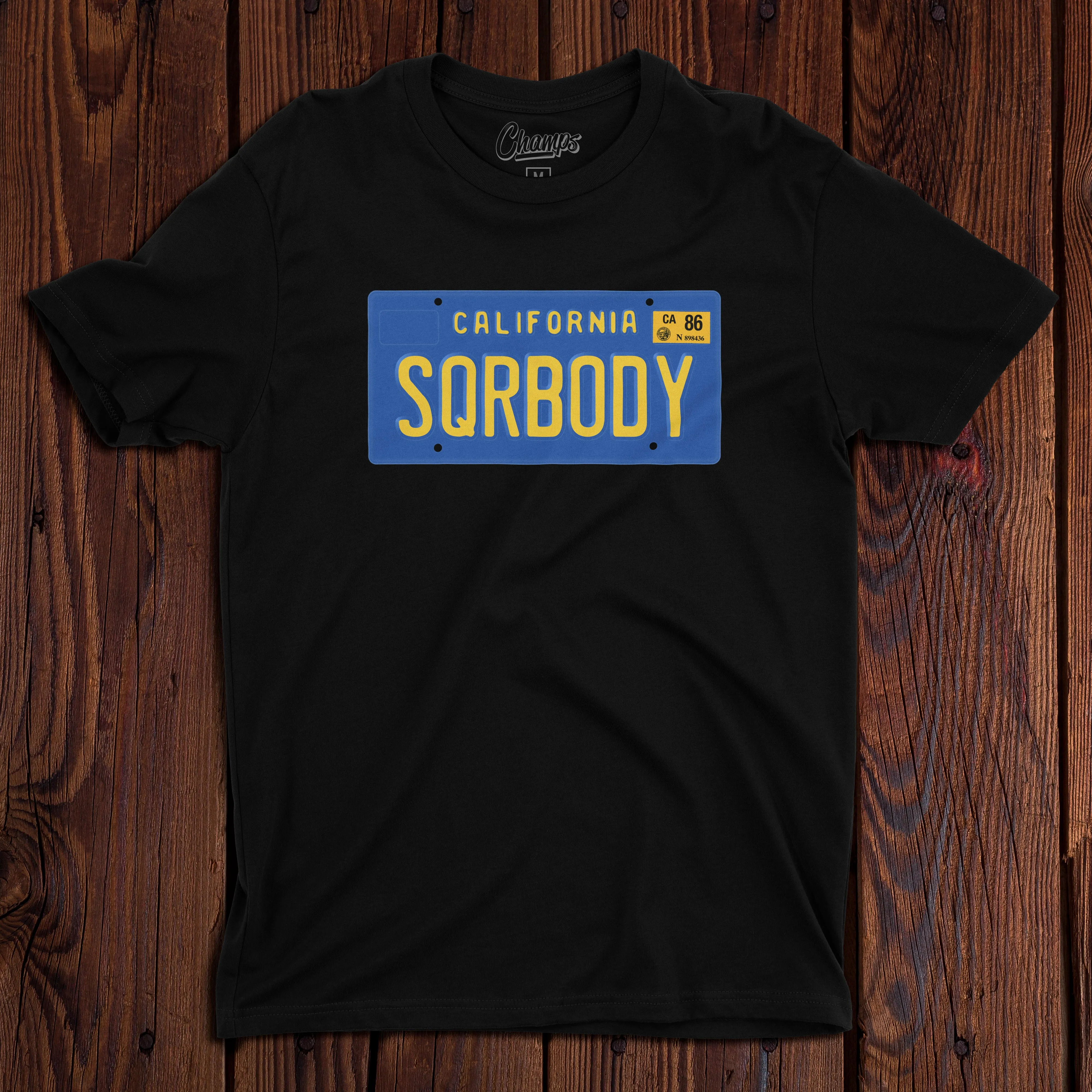 Champ's Speedshop - 69-86 California Blue Plate T-shirt - Custom!