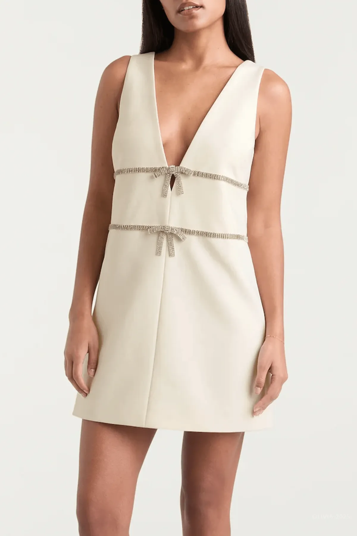Chanti Mini Dress in Ivory