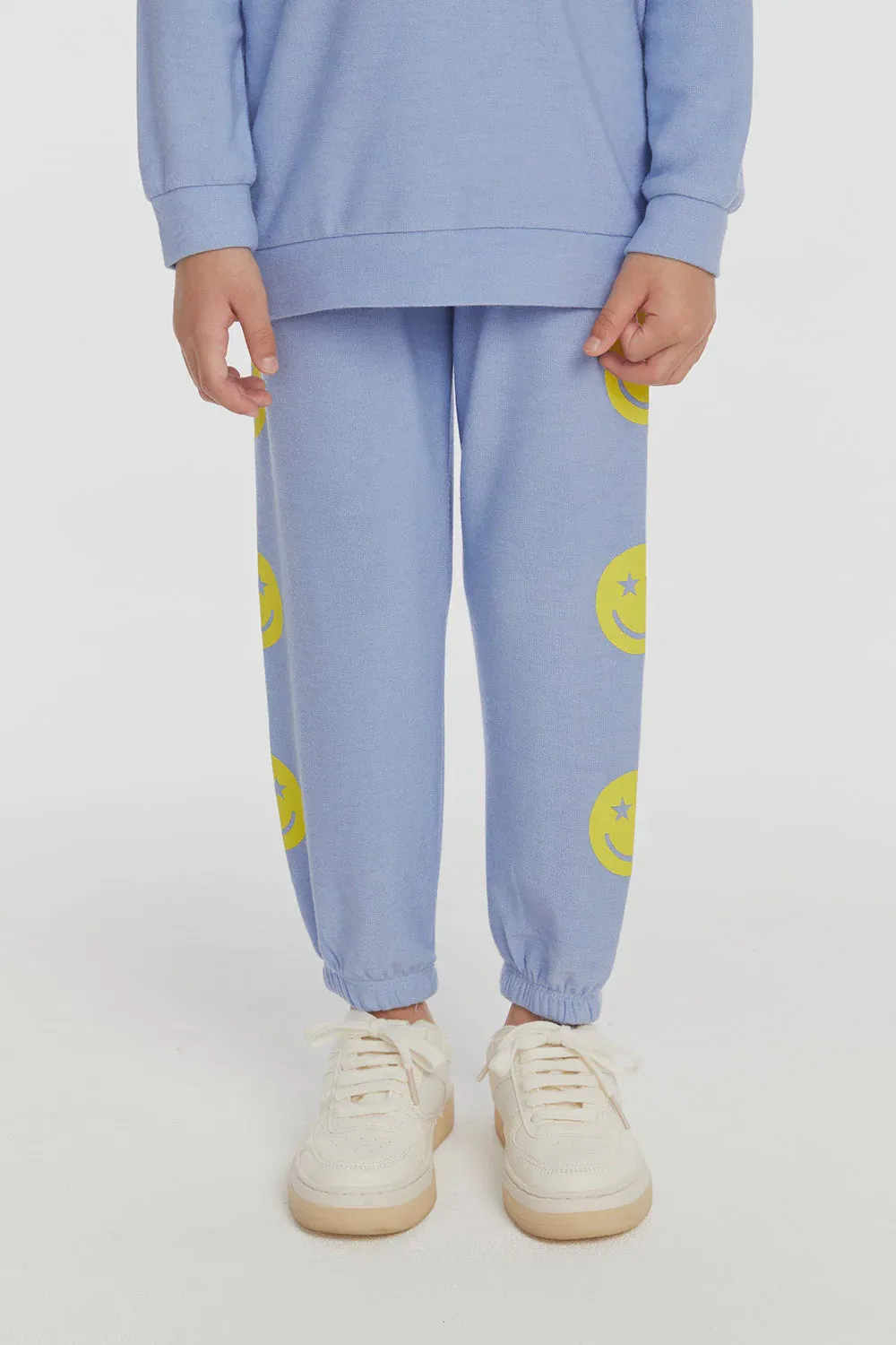 Chaser - Slim Slouchy Pant - Blue Hydrangea