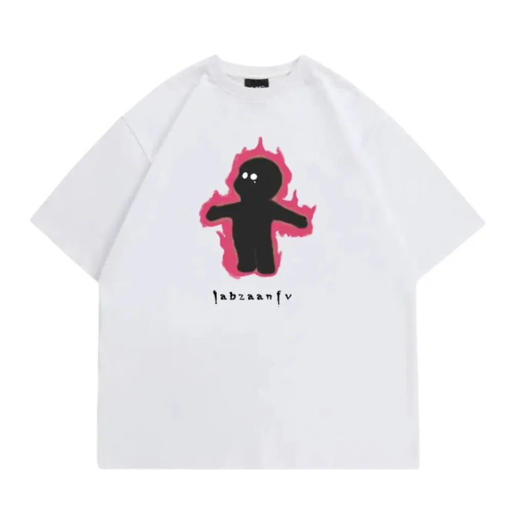 City Flame Cartoon Graphic T-Shirt