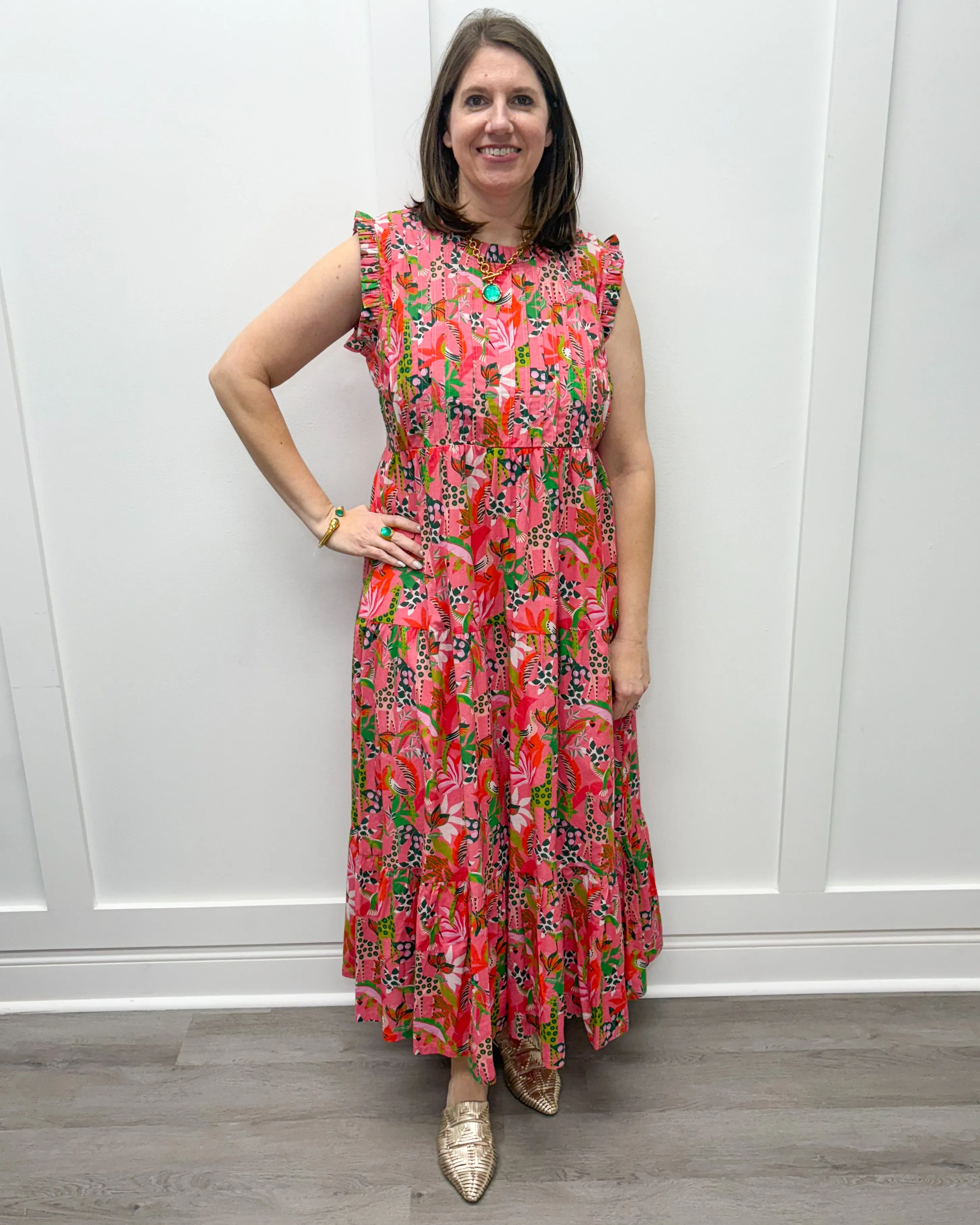 Clara Dress - Coral Reef