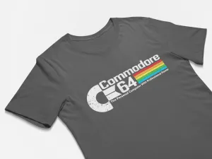 Commodore 64 Classic Computer Maker Logo T-Shirt