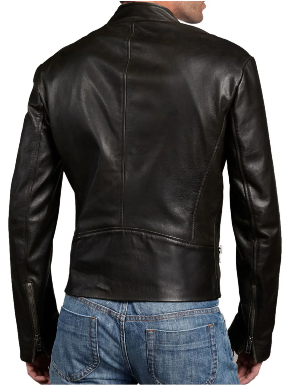 Cool Stylish Genuine Leather Biker Jacket for Men
