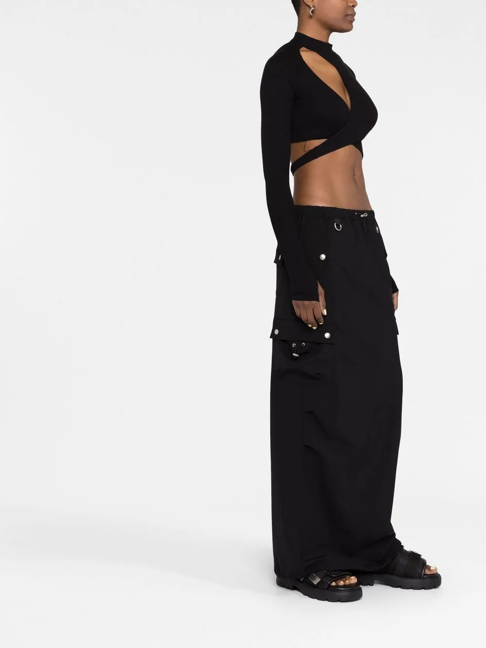 Coperni Black Skirt
