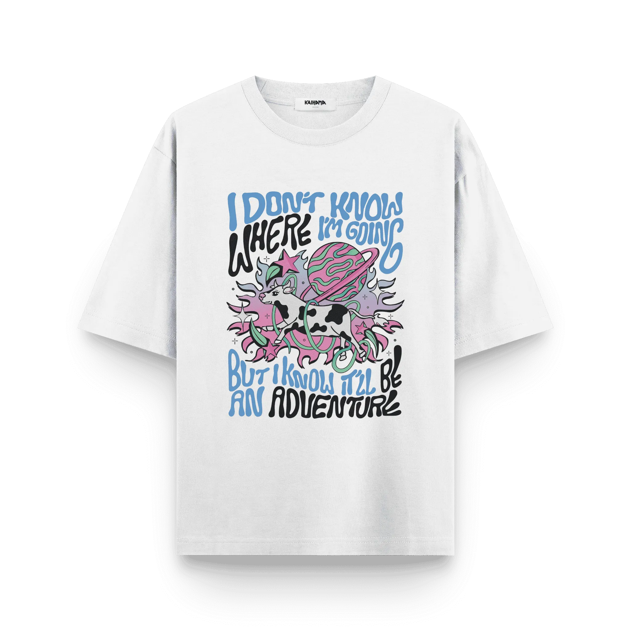 Cosmic Cow Adventure Tee by Kaihama