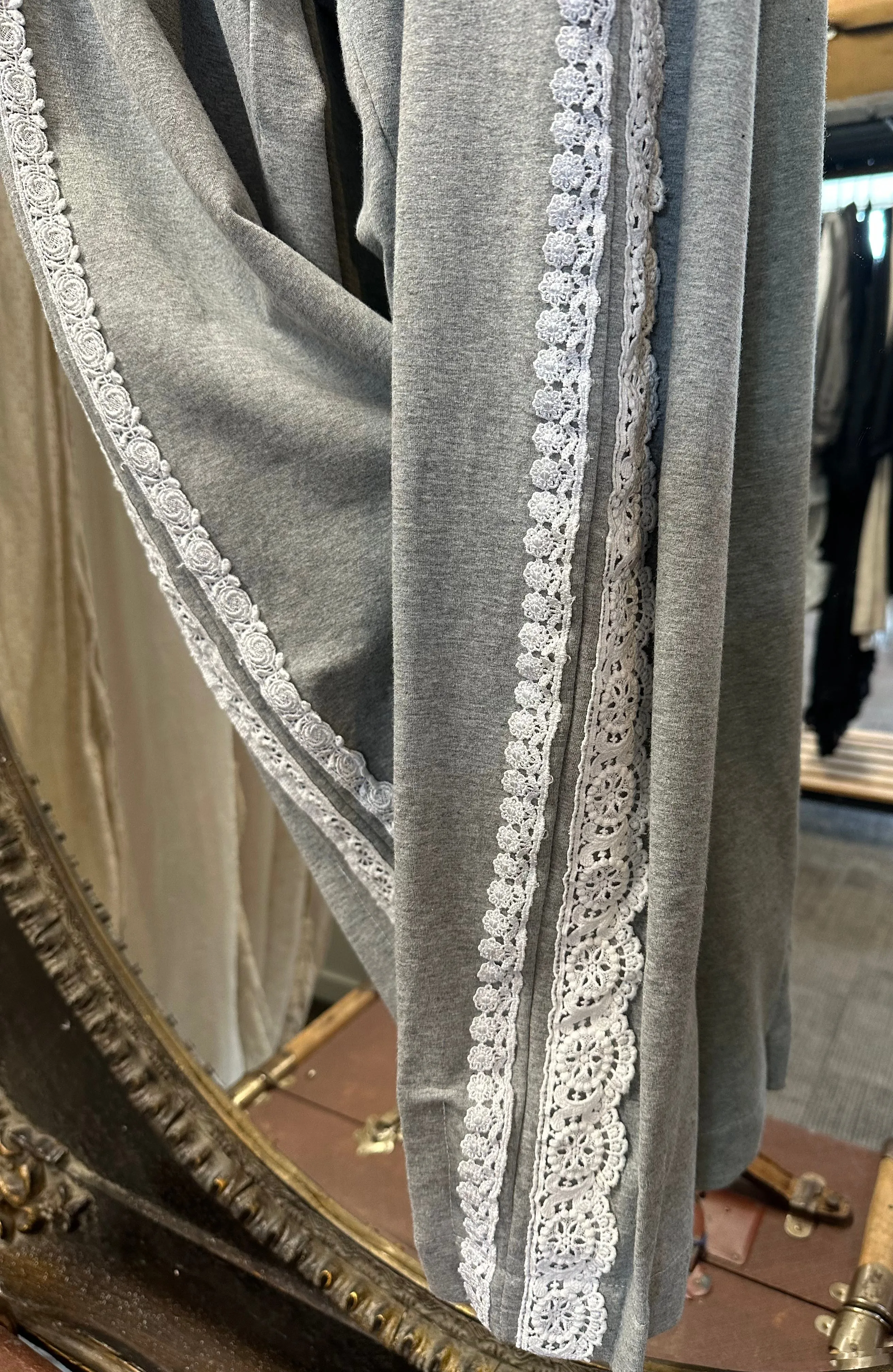 Cotton stretch trac pants