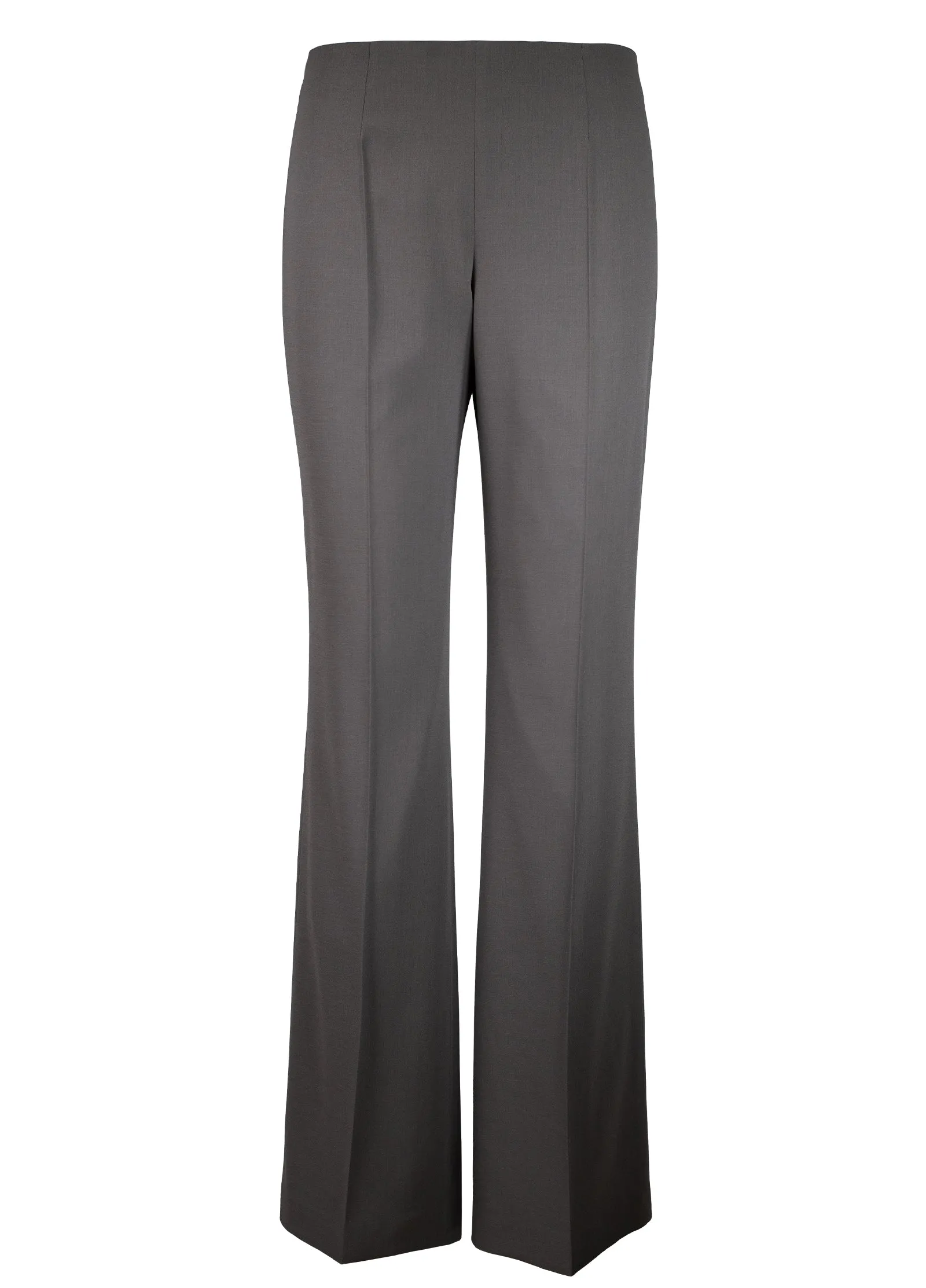 Crepe Fine Wool Wide Leg Pants