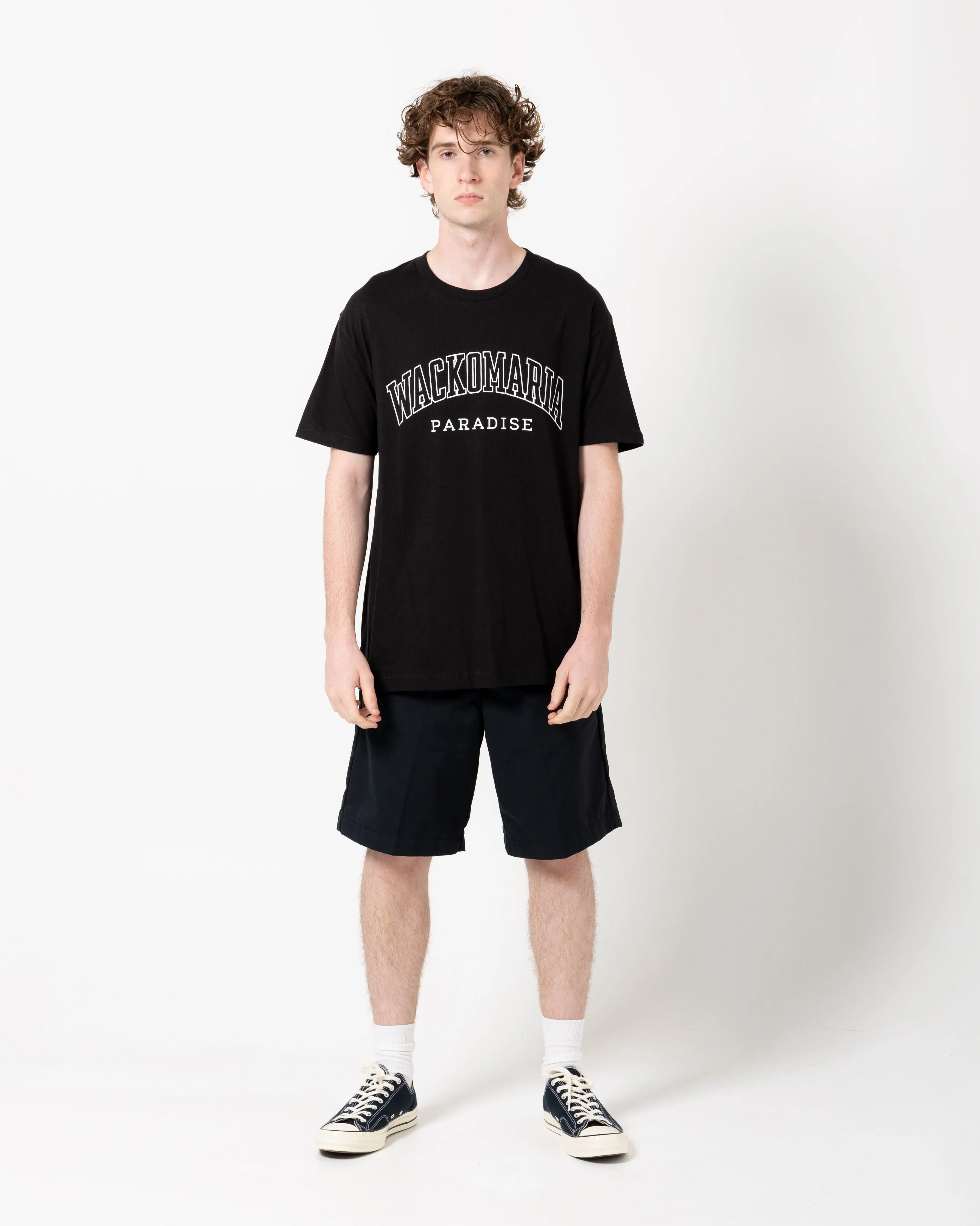 Crew Neck (Type-6) Tee | Black