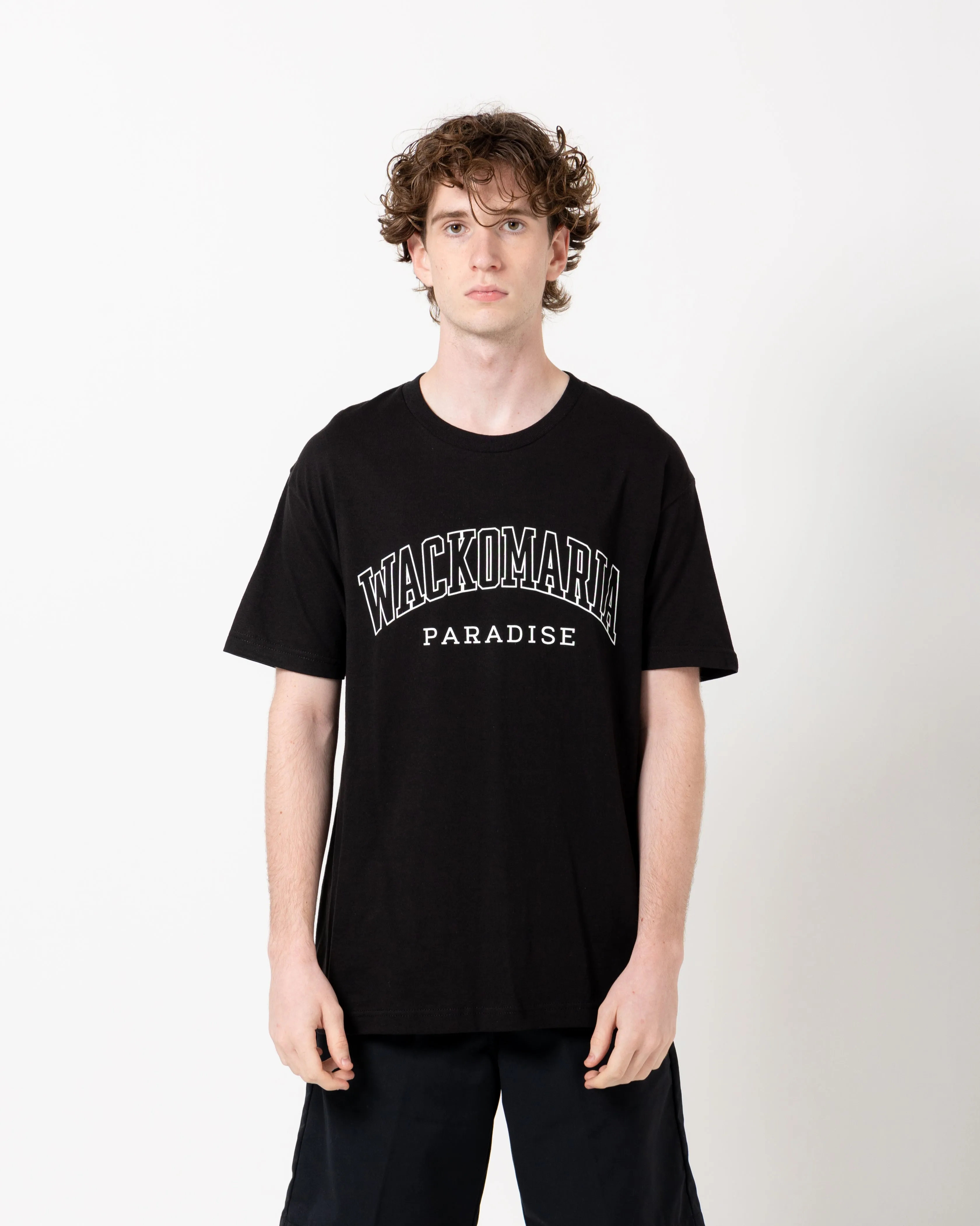 Crew Neck (Type-6) Tee | Black