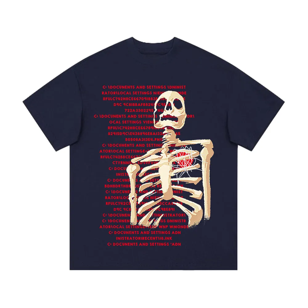 🔥Crush Skull | American Bold Skull Graphic T-shirt