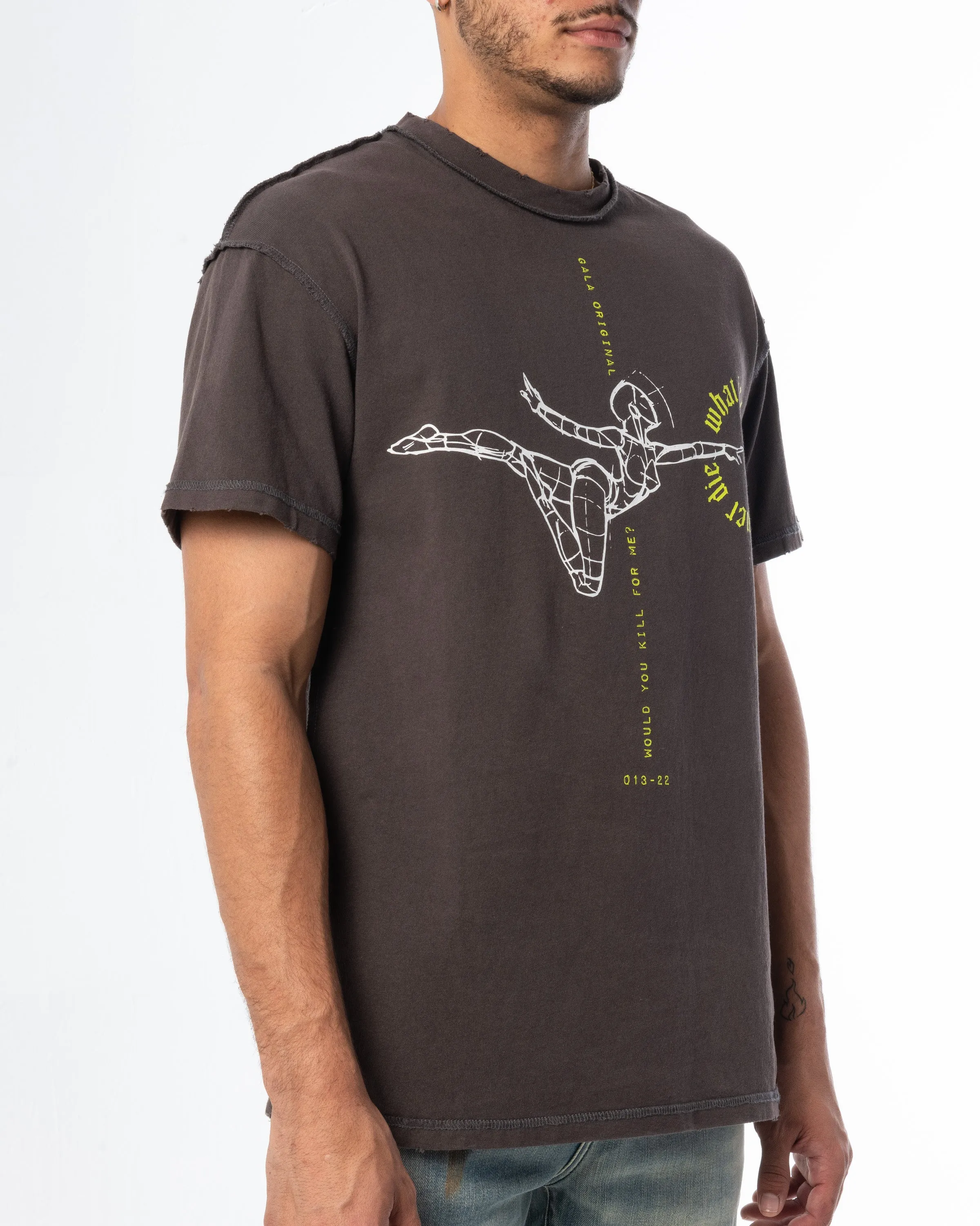 DEAD MAY NEVER DIE TEE (CHARCOAL)
