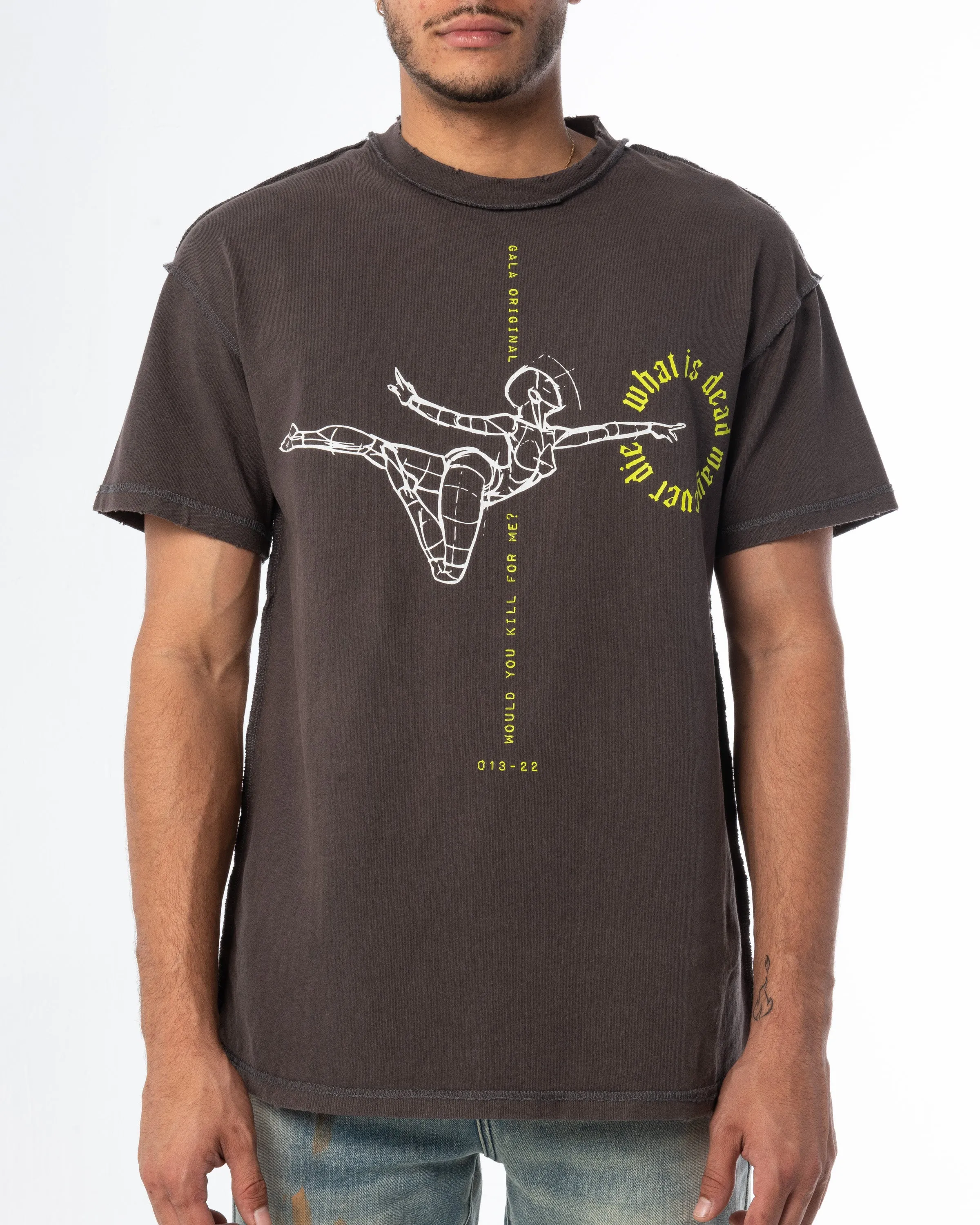 DEAD MAY NEVER DIE TEE (CHARCOAL)