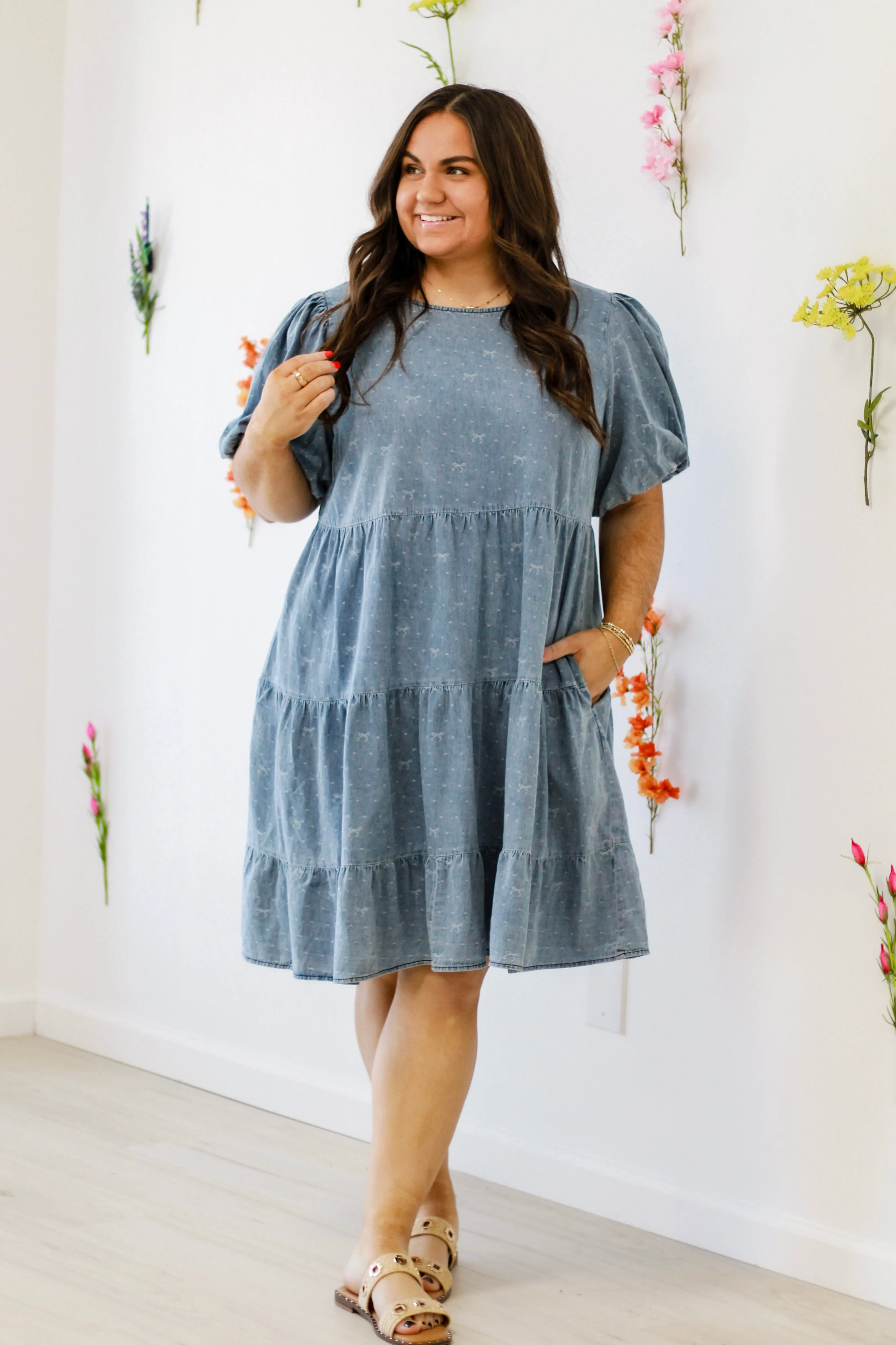 Denim Darling Bow Dress