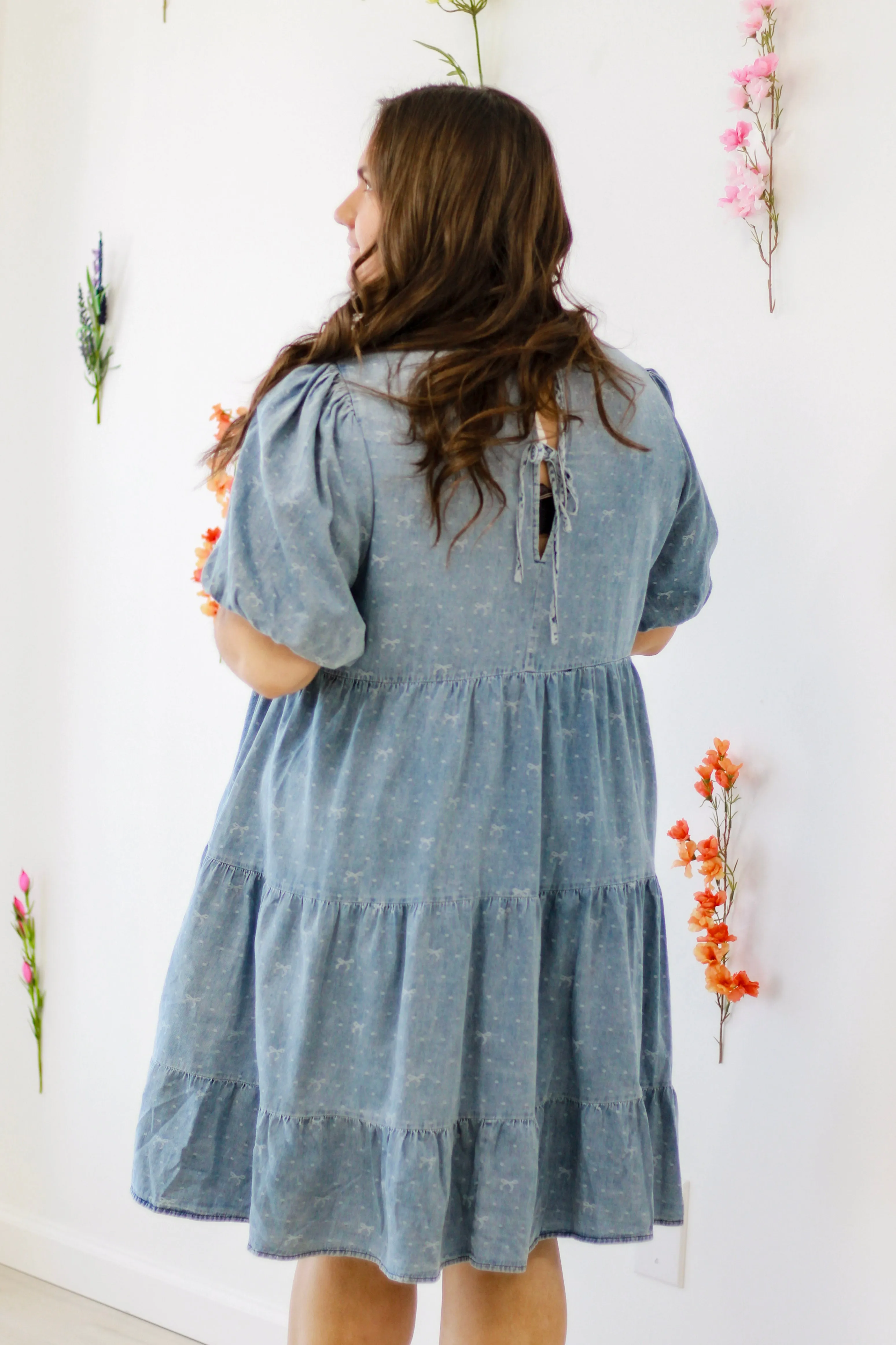 Denim Darling Bow Dress