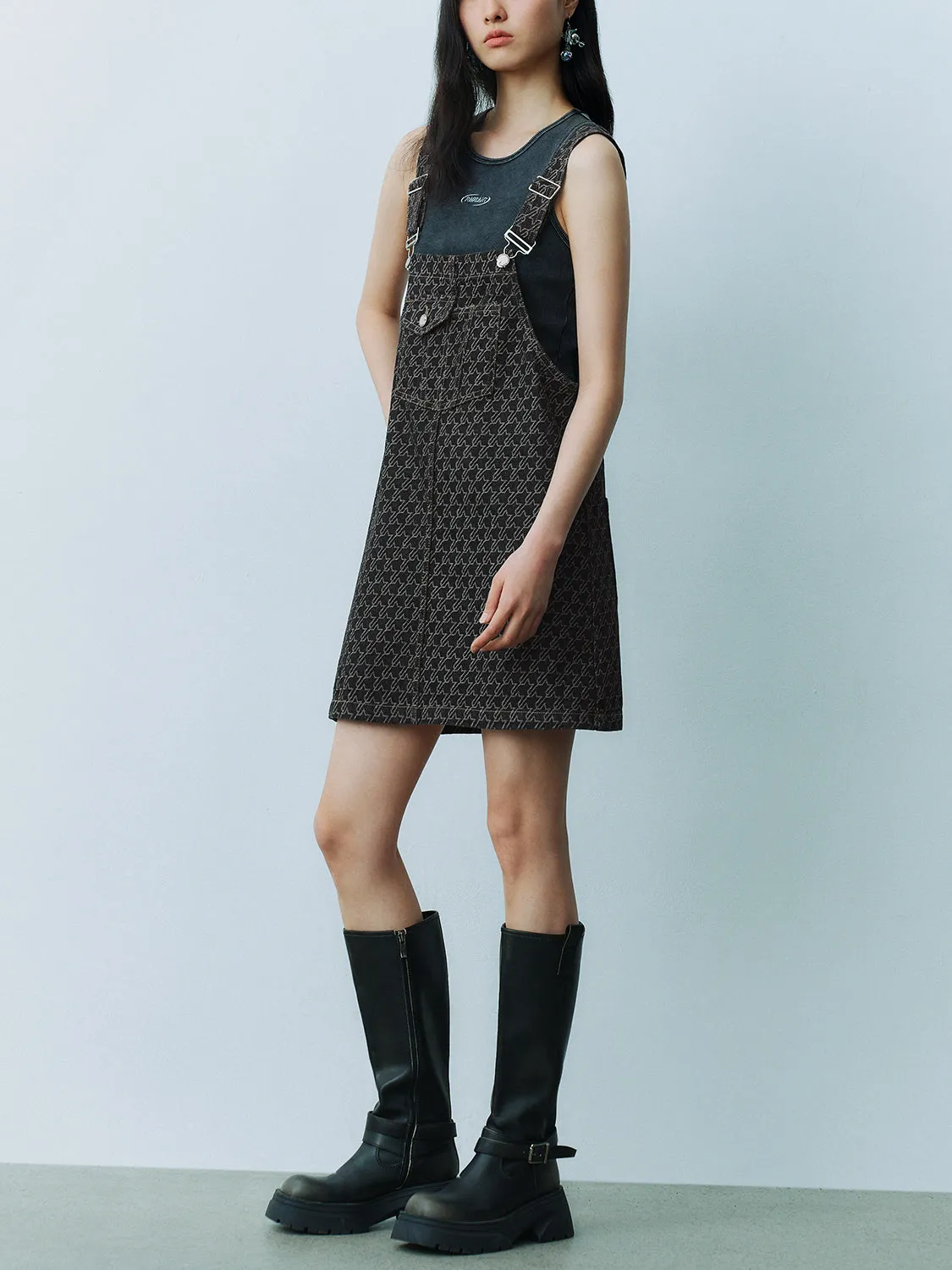 Denim Pinafore Dresses
