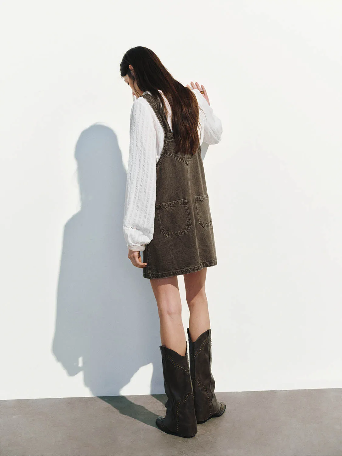 Denim Pinafore Dresses