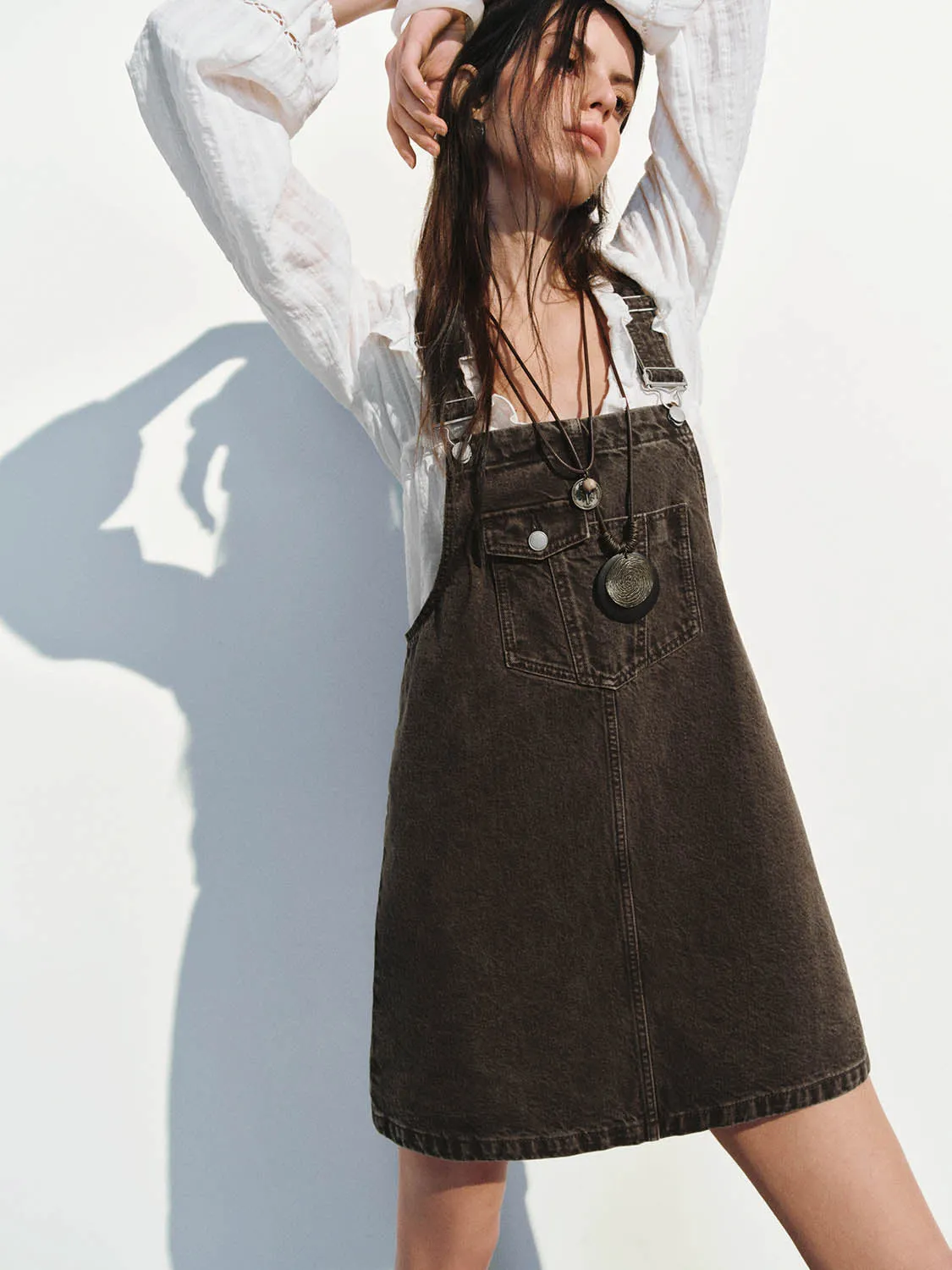 Denim Pinafore Dresses