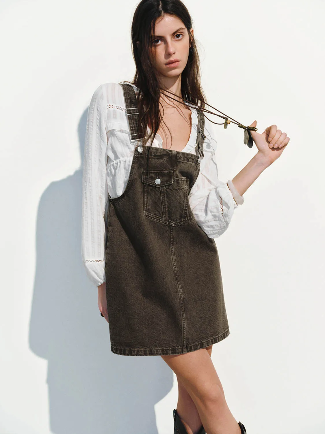 Denim Pinafore Dresses