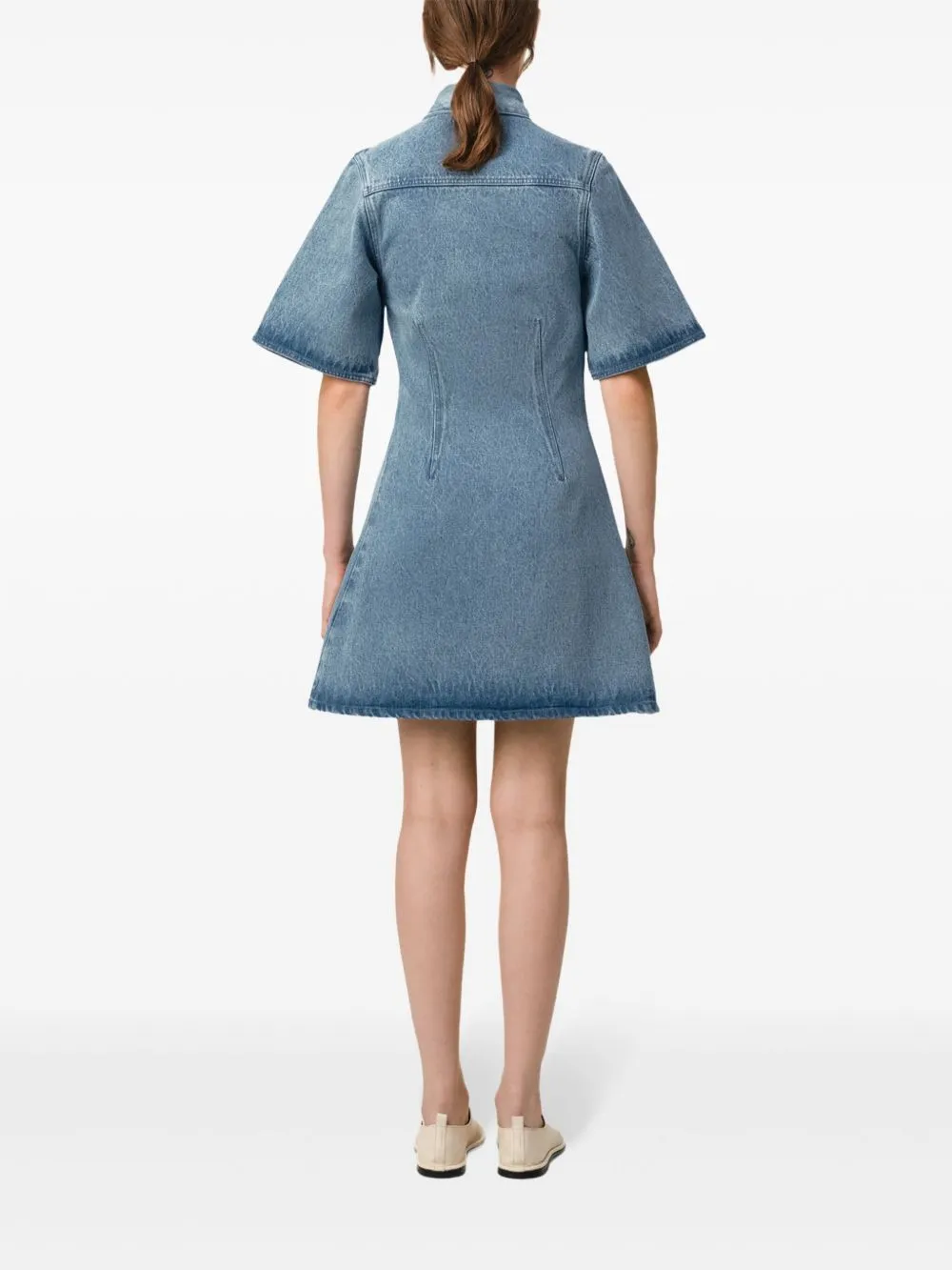 Denim shirt dress