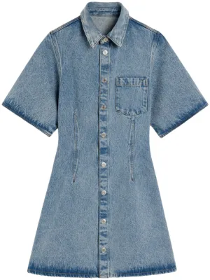 Denim shirt dress