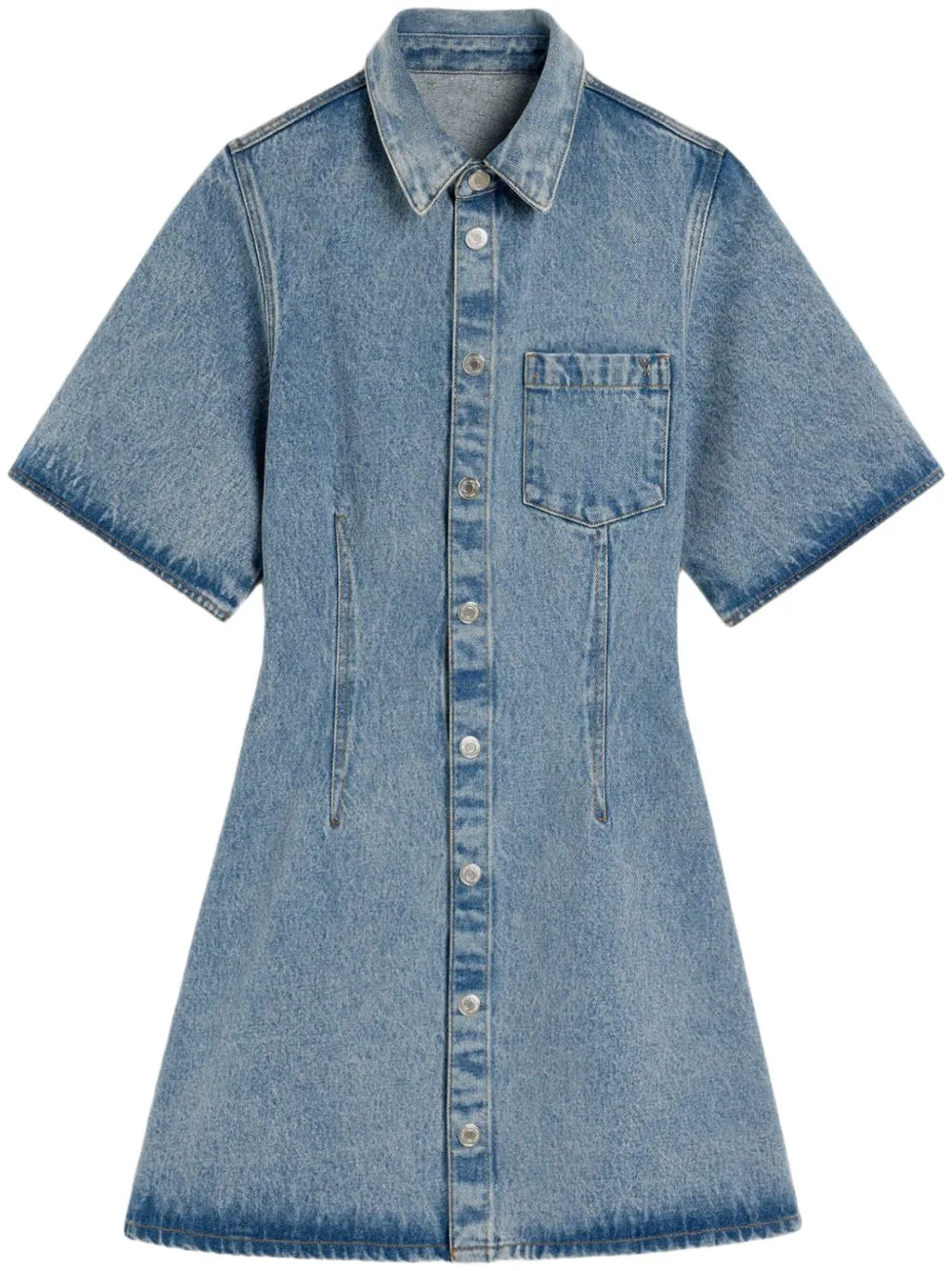 Denim shirt dress