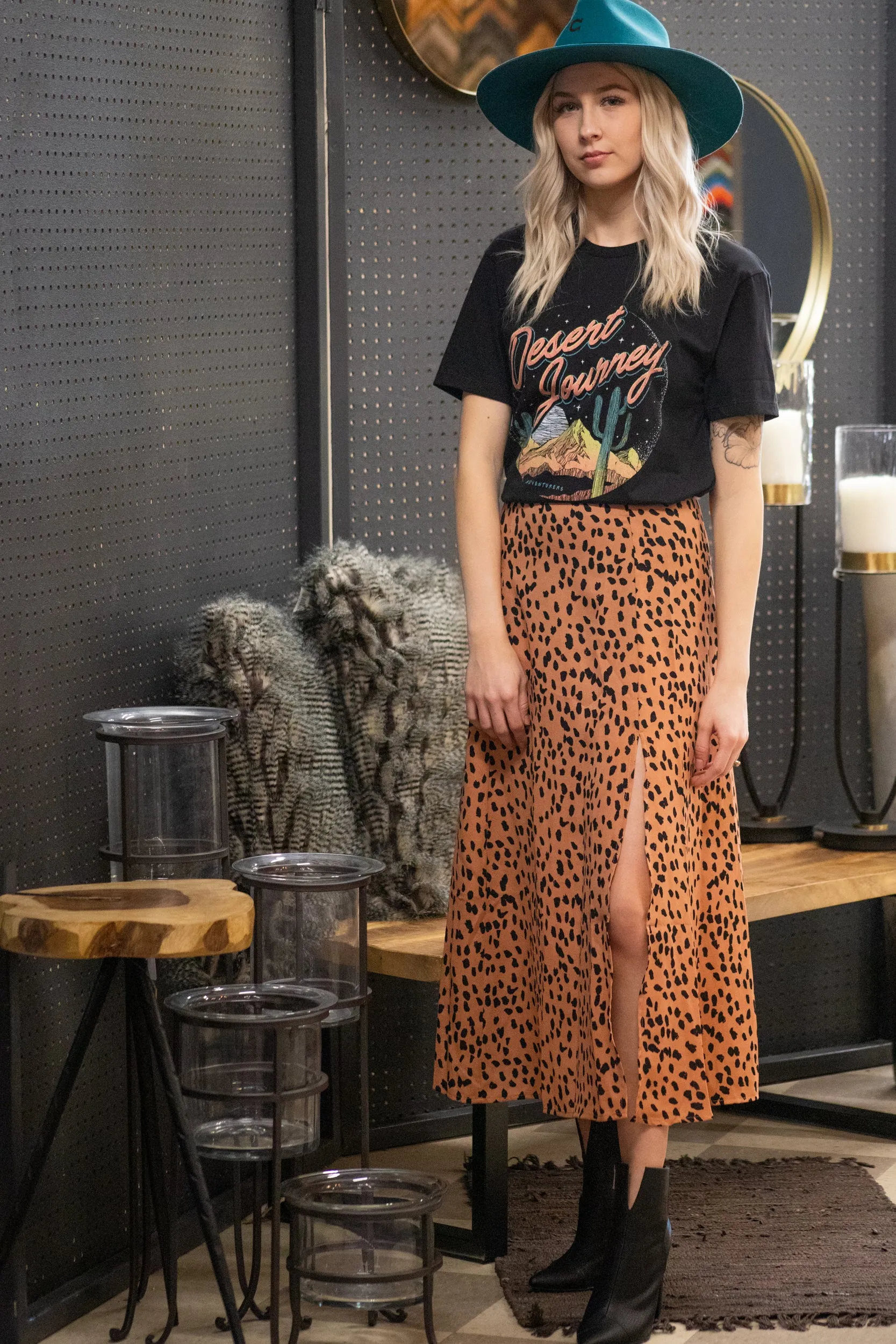 Desert Journey Black Graphic Tee