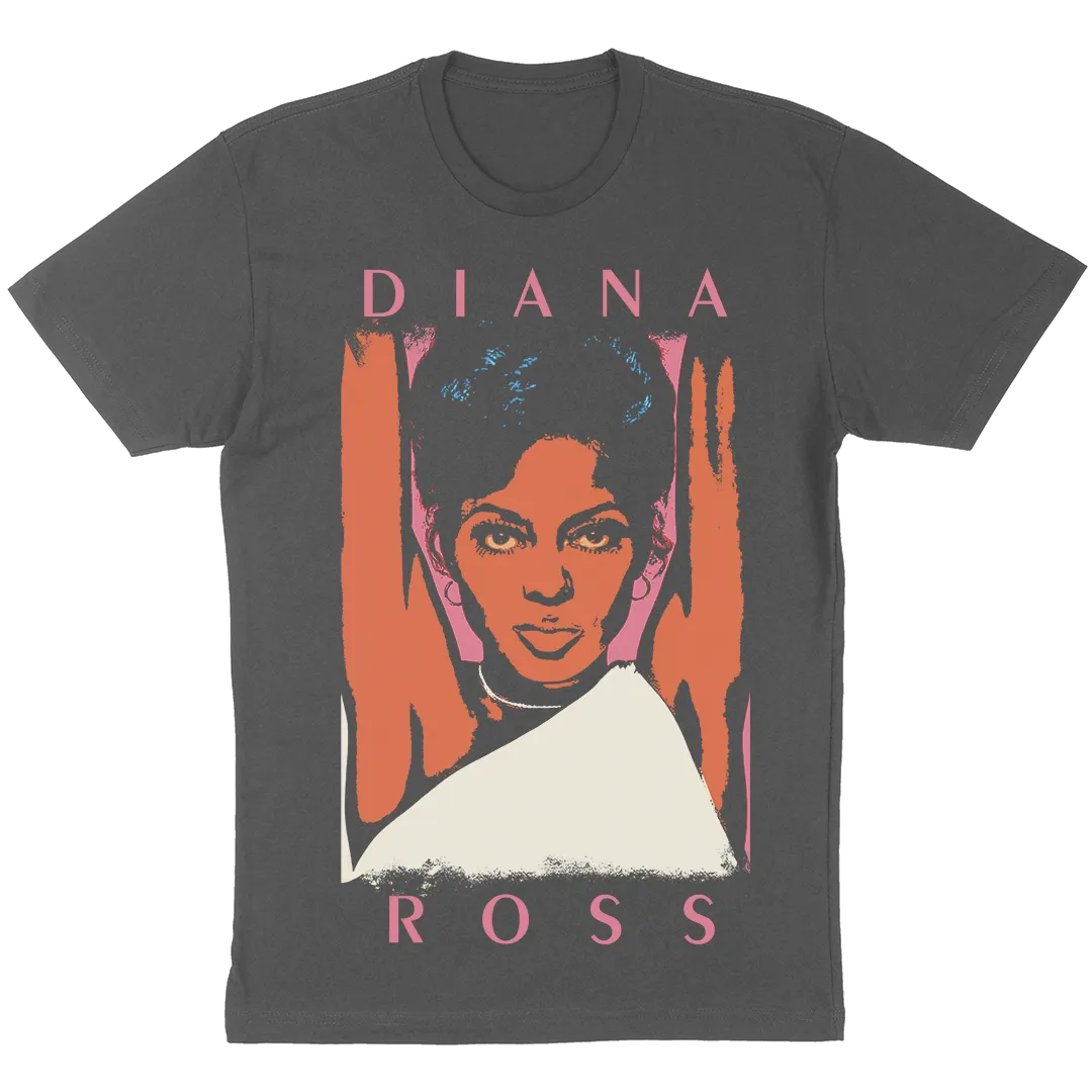 Diana Ross "Rise Up" T-Shirt in Charcoal