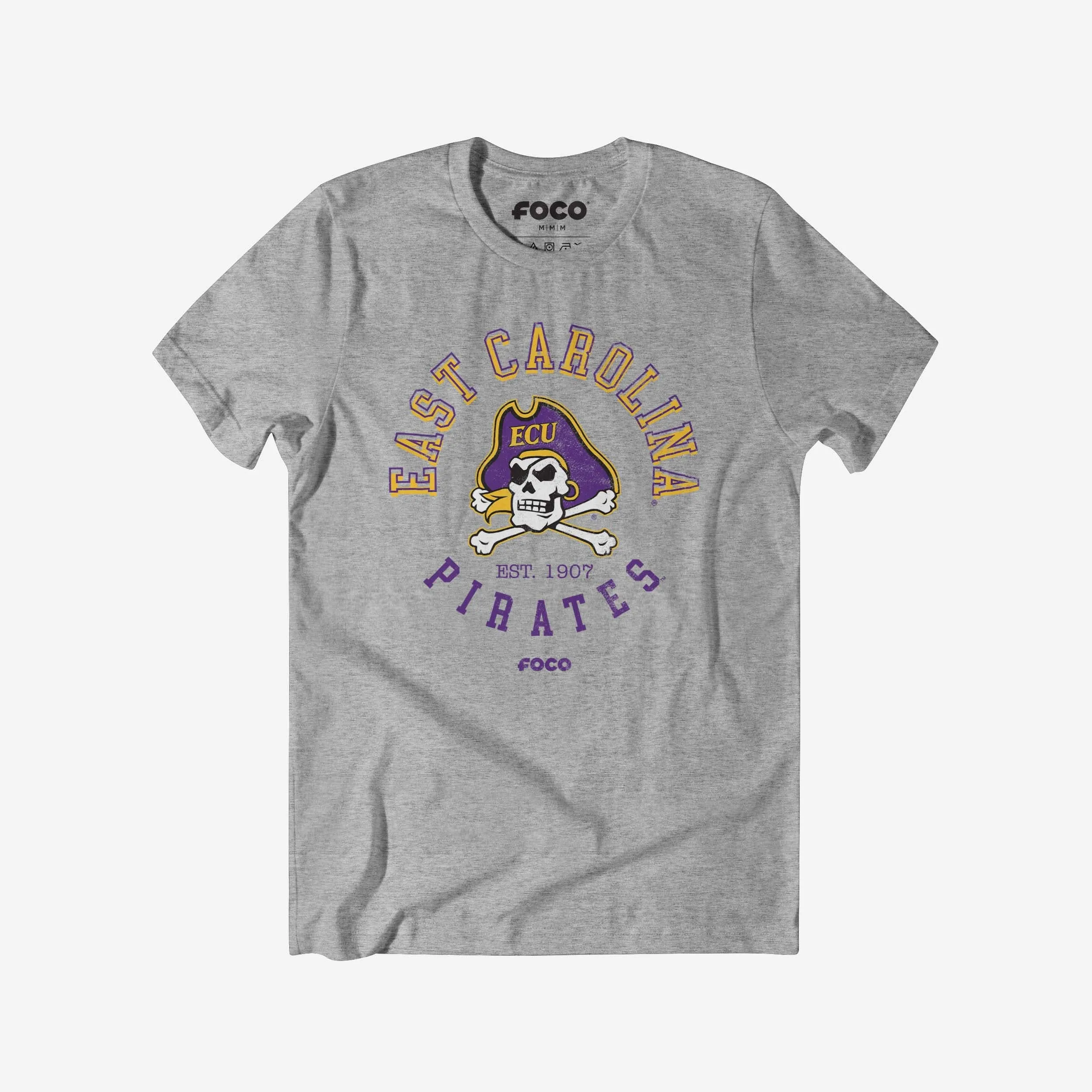 East Carolina Pirates Circle Vintage T-Shirt